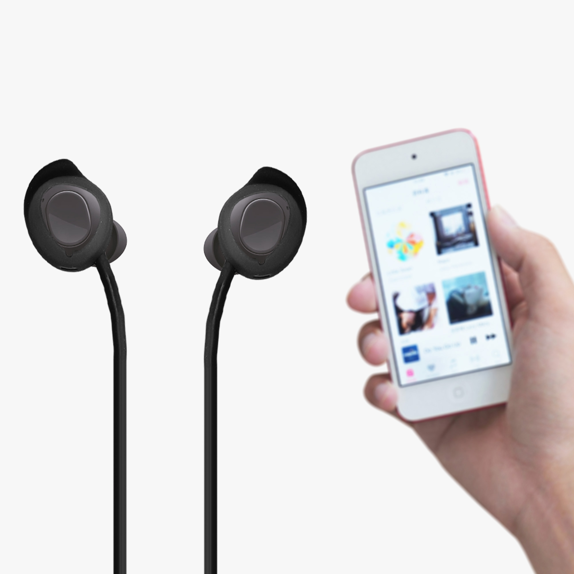 Šňůrka na sluchátka Samsung Galaxy Buds FE kwmobile tmavě modro-černý
