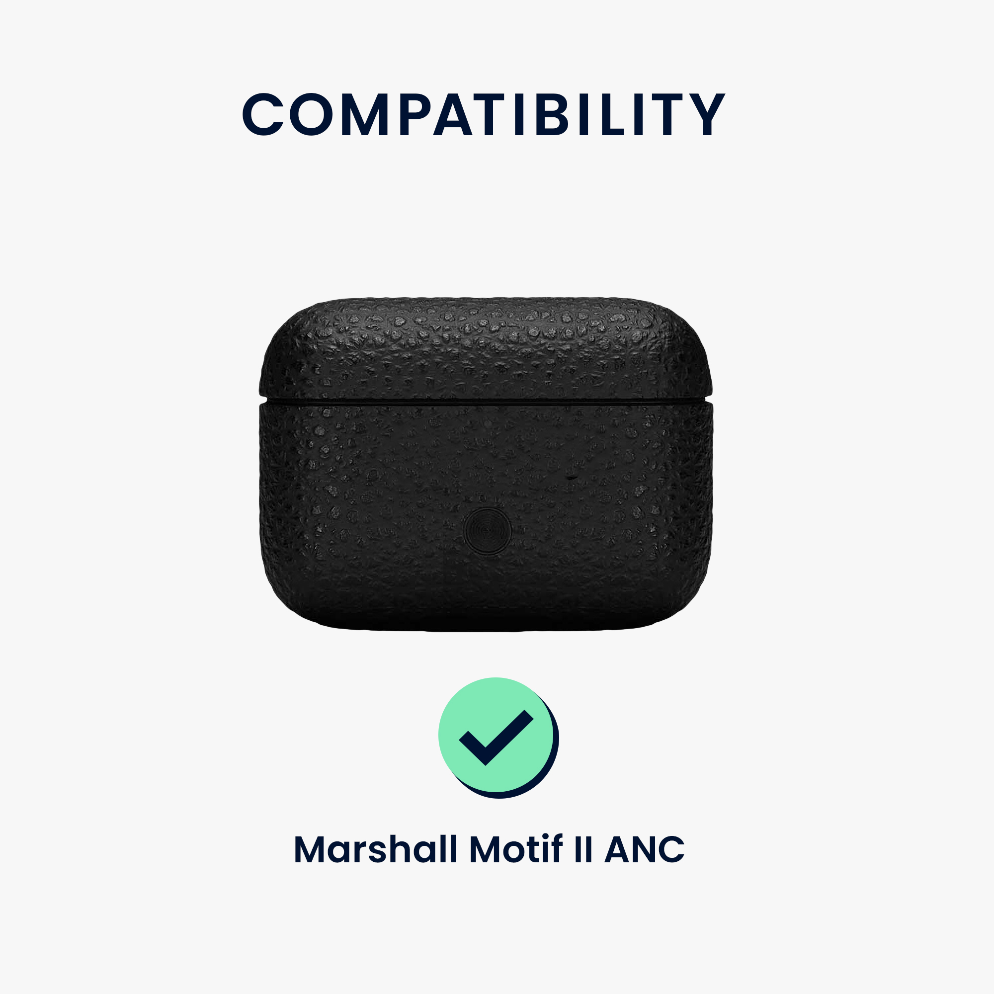 Pouzdro na sluchátka kwmobile pro Marshall Motif II ANC - Tmavě zelená