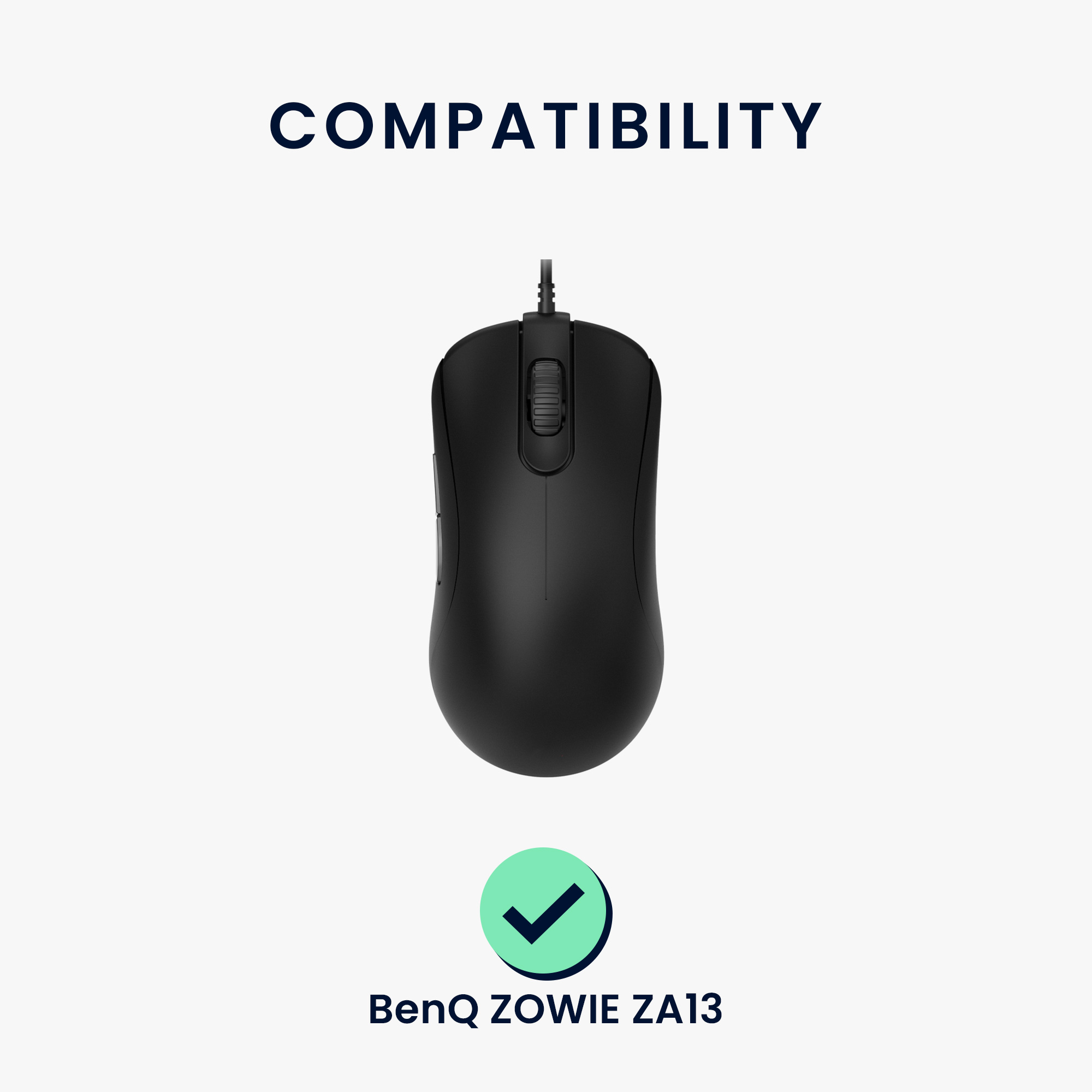 Náhradní kluzáky pro myš kwmobile - BenQ ZOWIE ZA13 - černá
