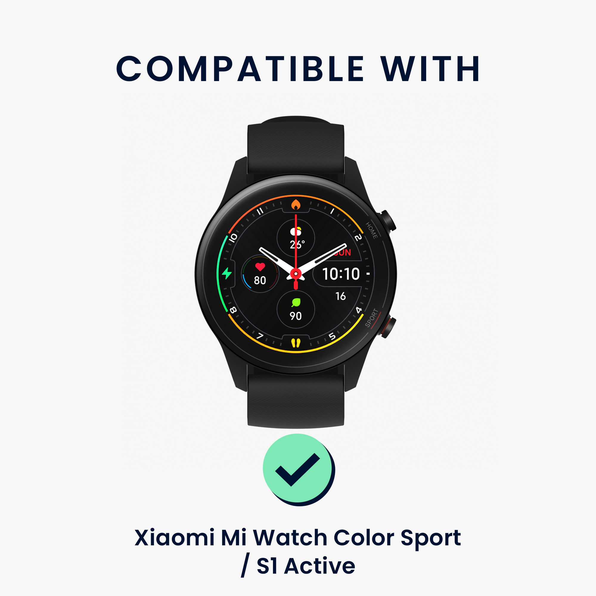 Řemínek kwmobile pro Xiaomi Mi Watch Color Sport / S1 Active - Tmavě modrá