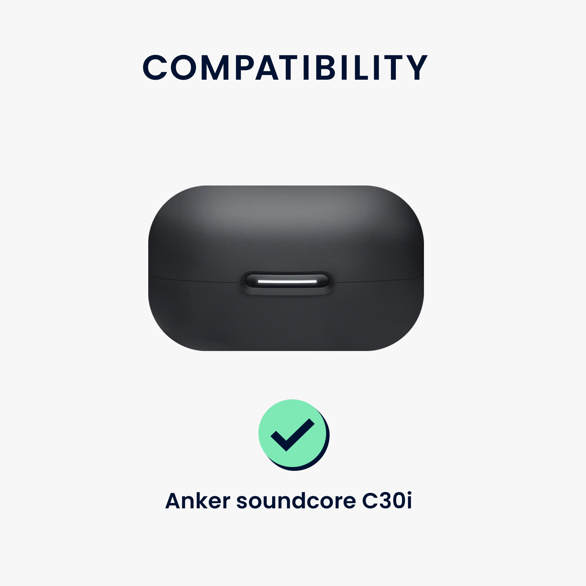 Pouzdro kwmobile pro Anker soundcore C30i Case, tmavě zelená