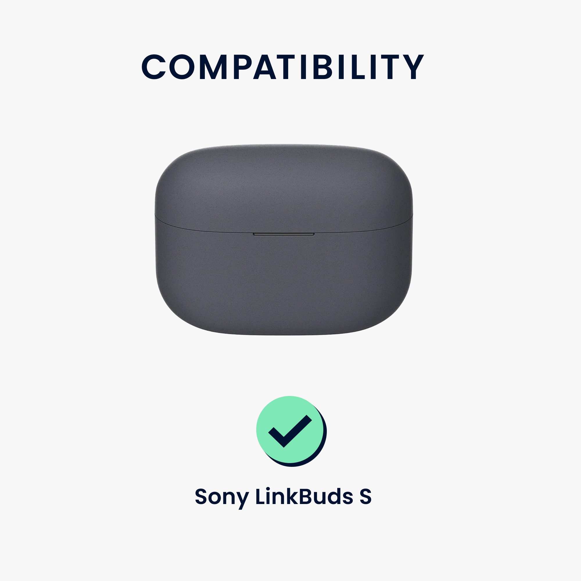 Pouzdro na sluchátka kwmobile pro Sony LinkBuds S, zelená / černá