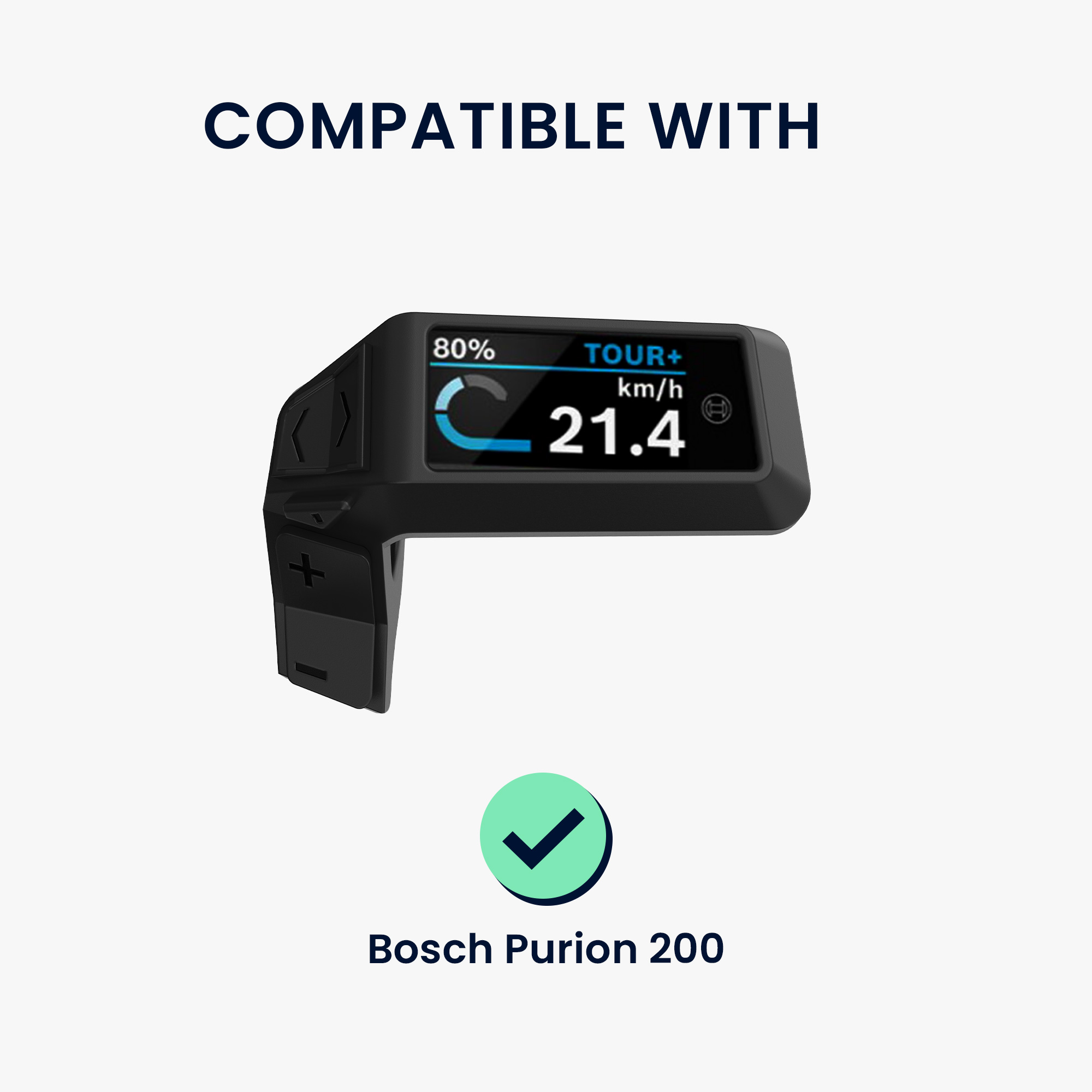 Silikonový kryt GPS cyklopočítač Bosch Purion 200 průhledná kwmobile