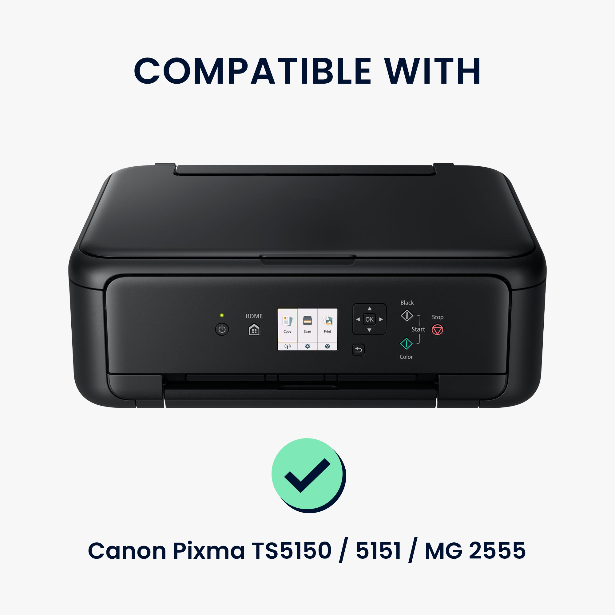 Ochranný obal Canon Pixma TS5150 kwmobile tmavě šedé