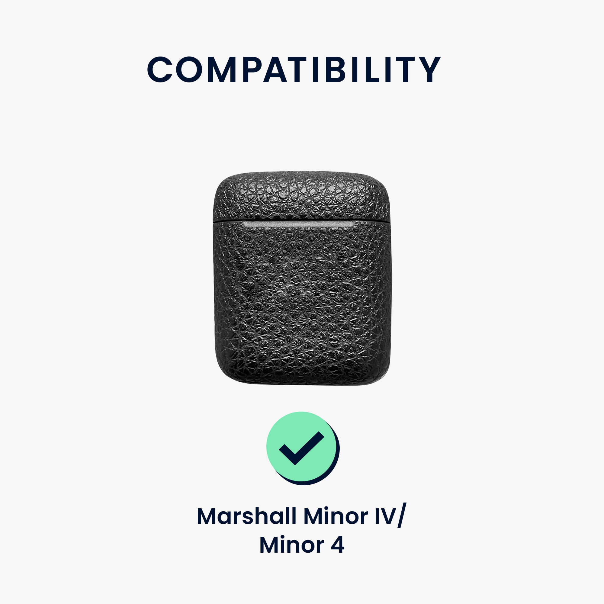 Pouzdro na sluchátka kwmobile pro Marshall Minor IV / Minor 4 - Purpurová