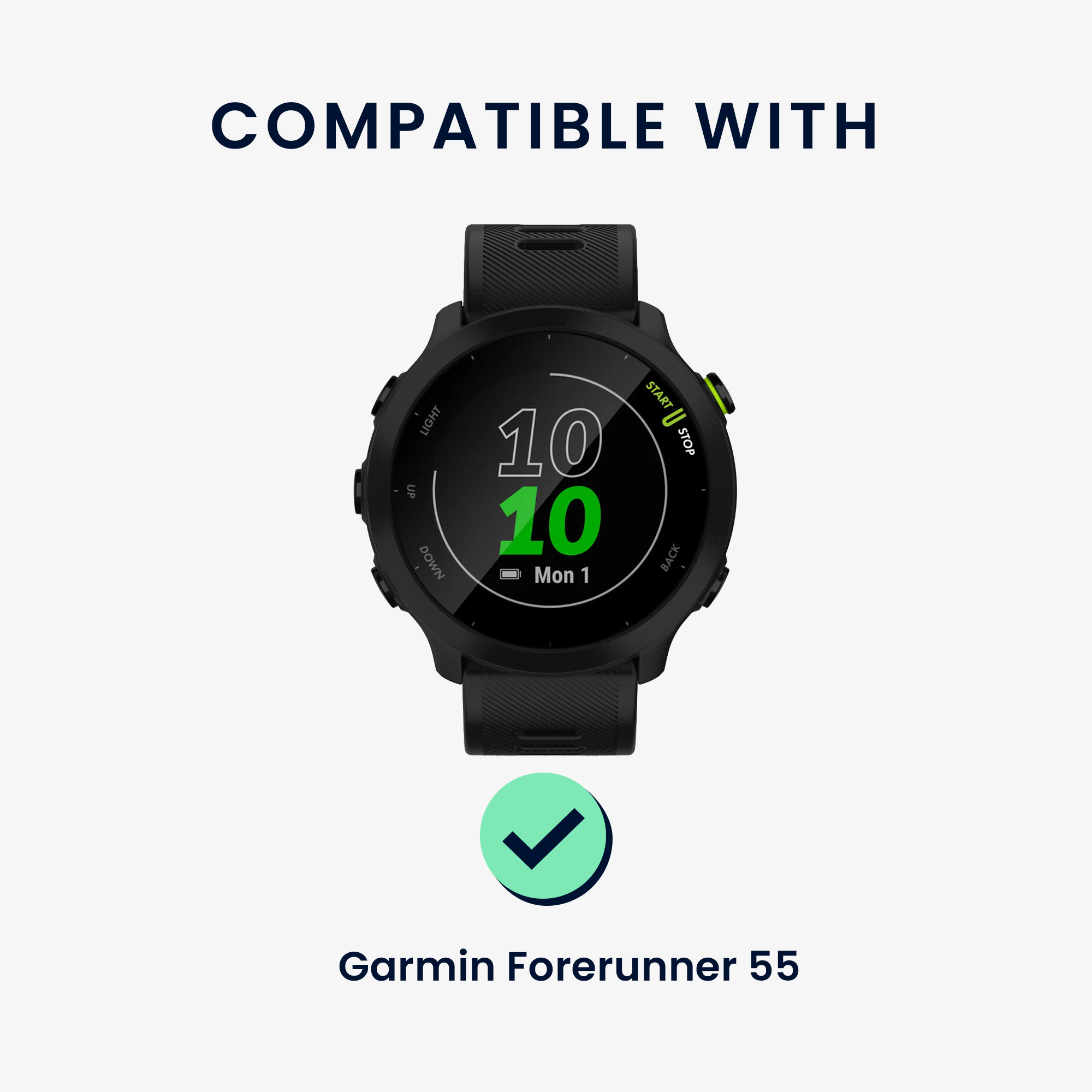 Řemínek Garmin Forerunner 55 / 165 / 2 kwmobile silikon + 1 ks vícebarevná