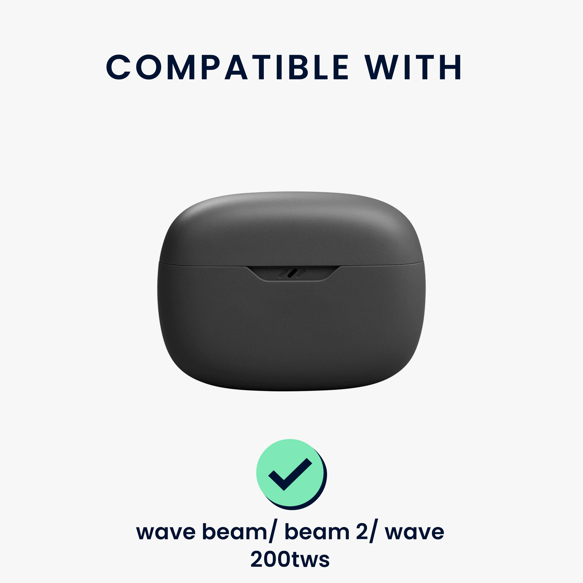 Pouzdro na sluchátka kwmobile pro JBL Wave Beam / Beam 2 / Wave 200TWS, reliéfní vzor