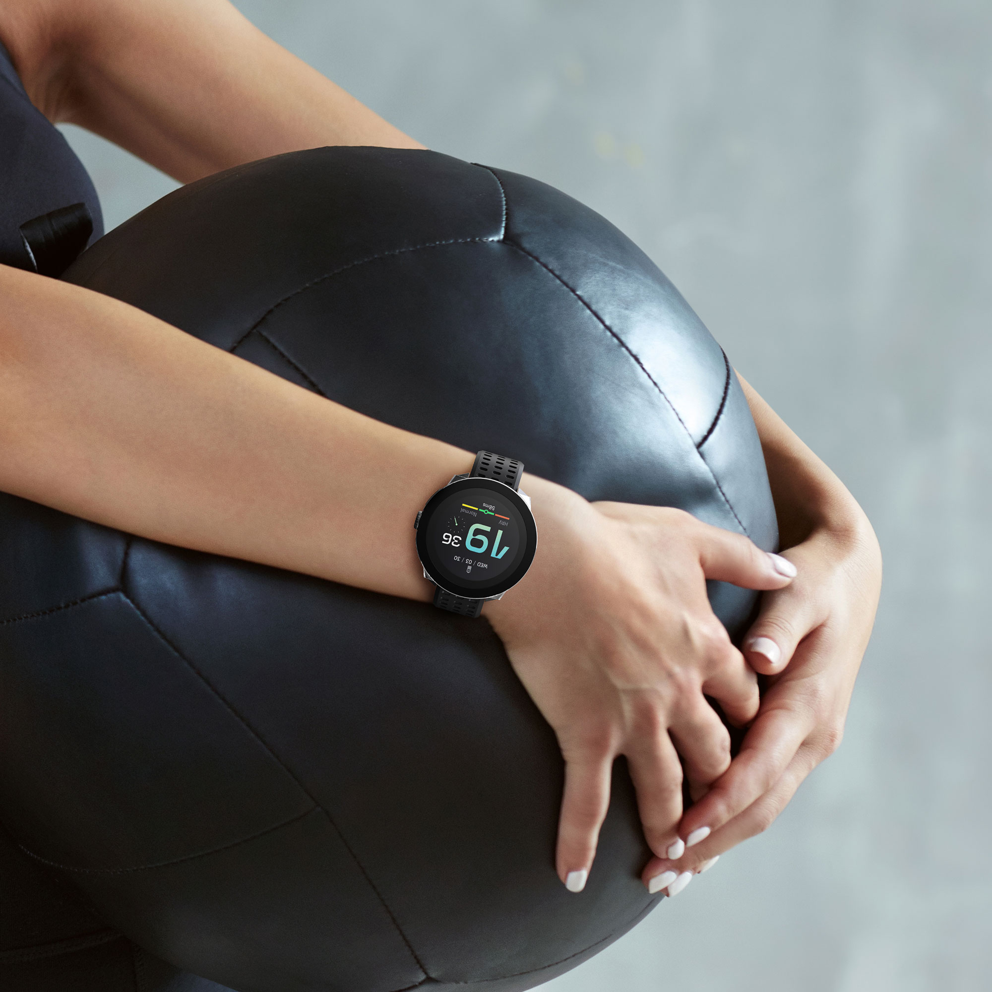 2x obal s ochranným sklem pro Suunto Race S kwmobile - transparentní / černá