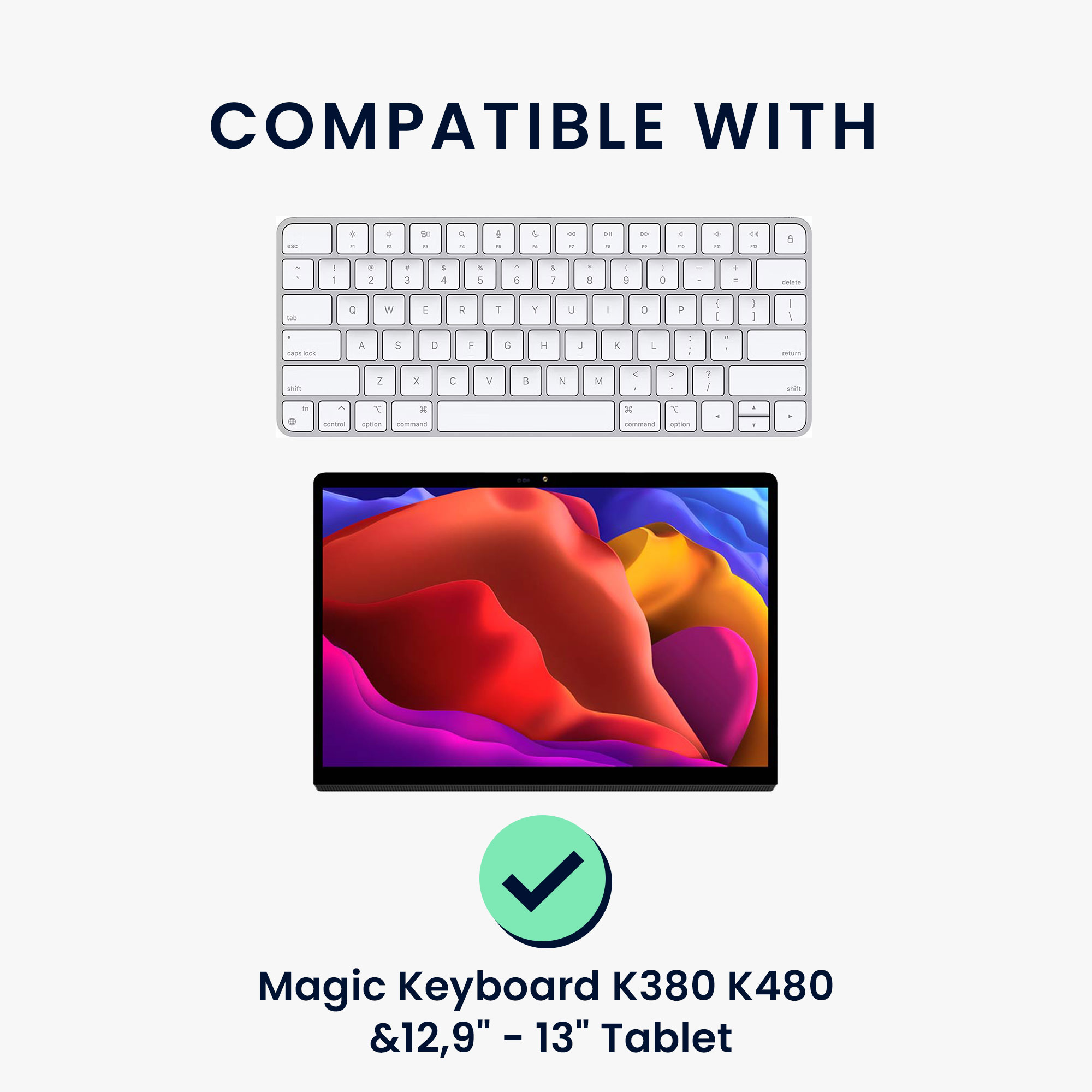 Kryt klávesnice Magic - kwmobile - zelená
