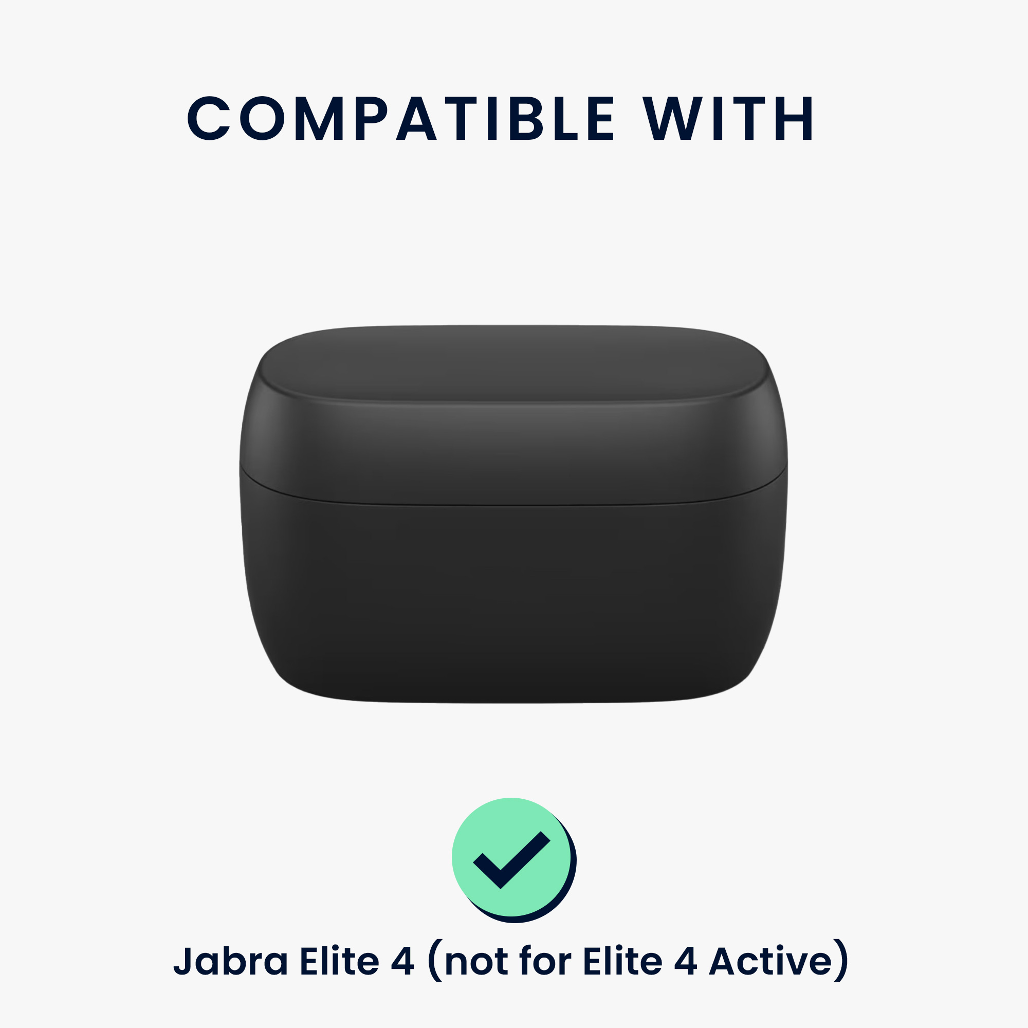 Silikonové cestovní pouzdro Jabra Elite 4 (ne Elite 4 Active) kwmobile embossed vícebarevná
