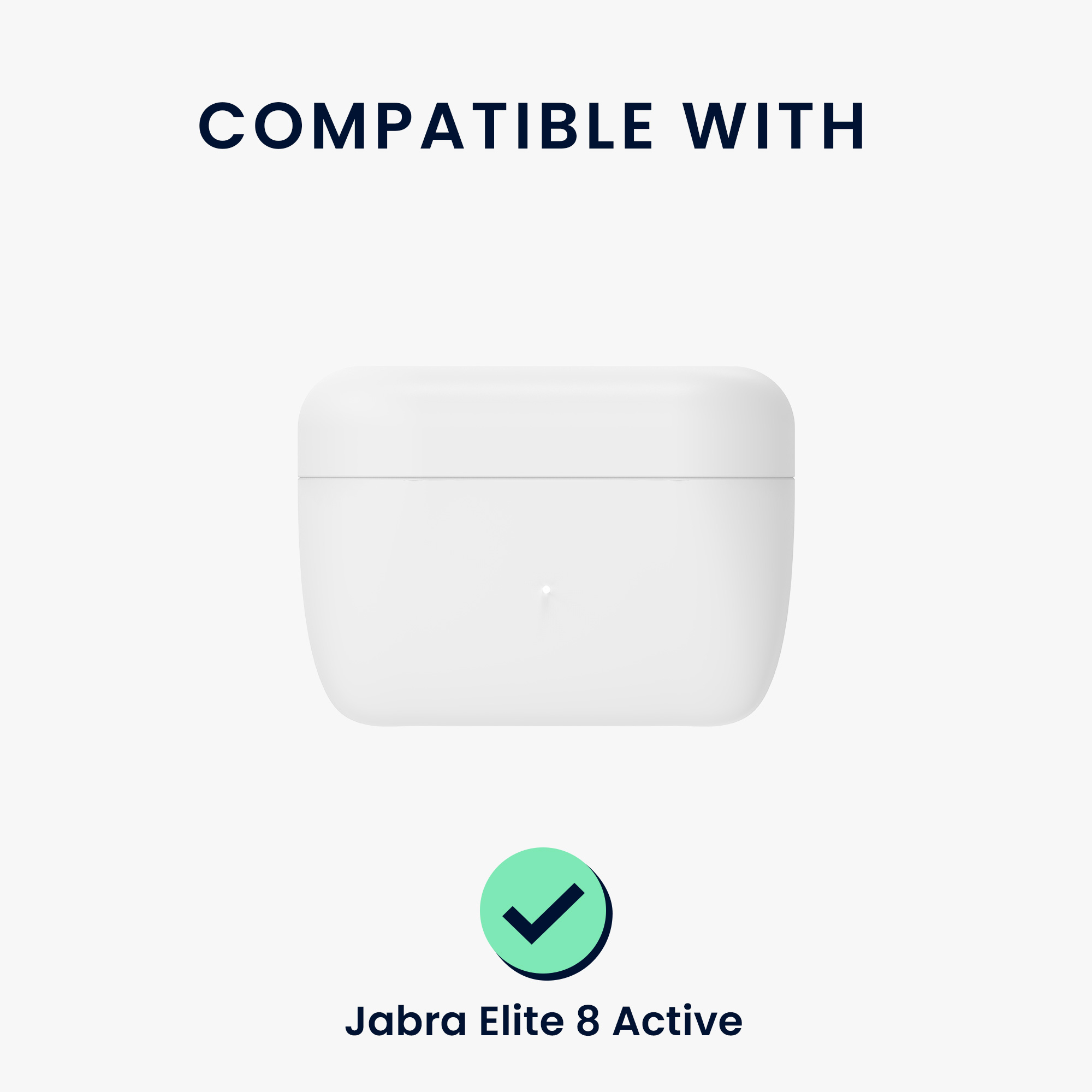 Silikonové cestovní pouzdro Jabra Elite 8 Active kwmobile embossed vícebarevná
