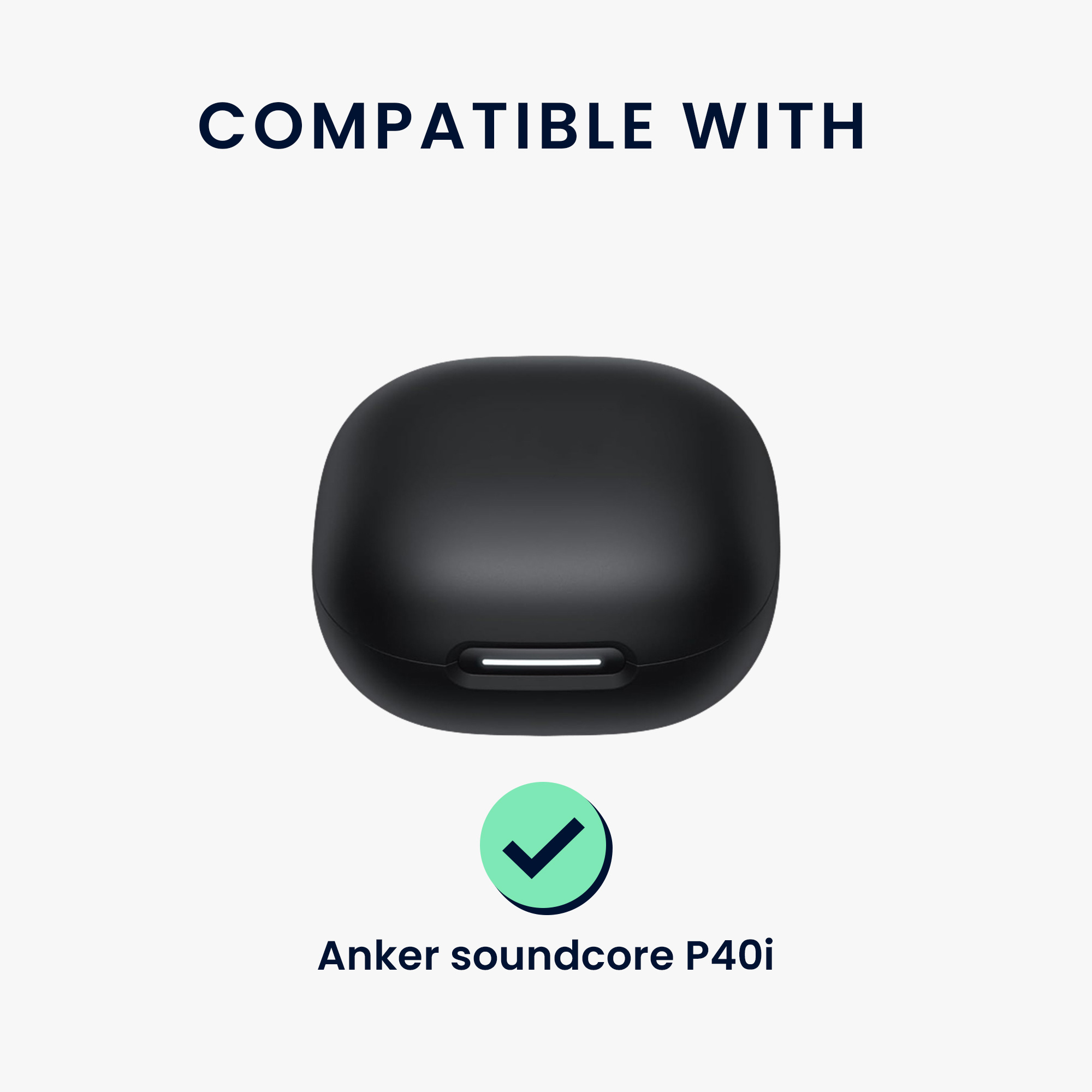 Pouzdro kwmobile pro Anker soundcore P40i Case, Cover Embossed Pattern