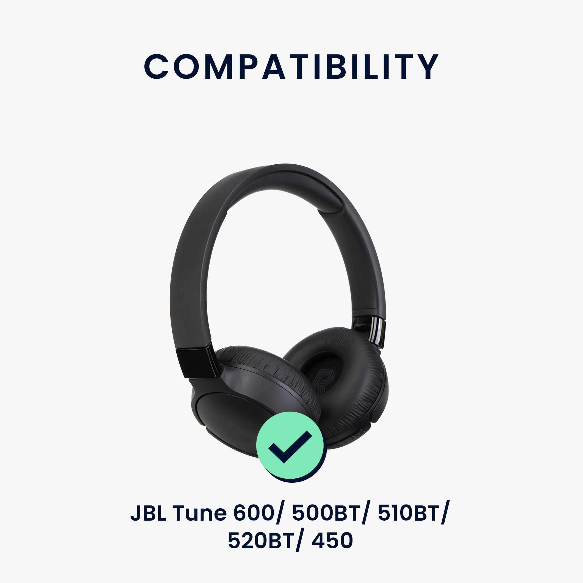 Polstrování hlavového mostu sluchátek JBL Tune 600 / 500BT / 510BT / 520BT / 450 kwmobile - bílá