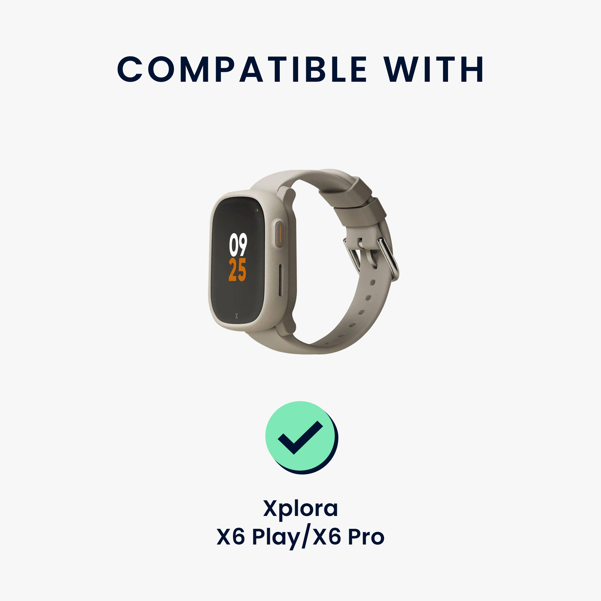 Nabíjecí kabel pro chytré hodinky pro Xplora X6 Play / X6 Pro kwmobile - černá