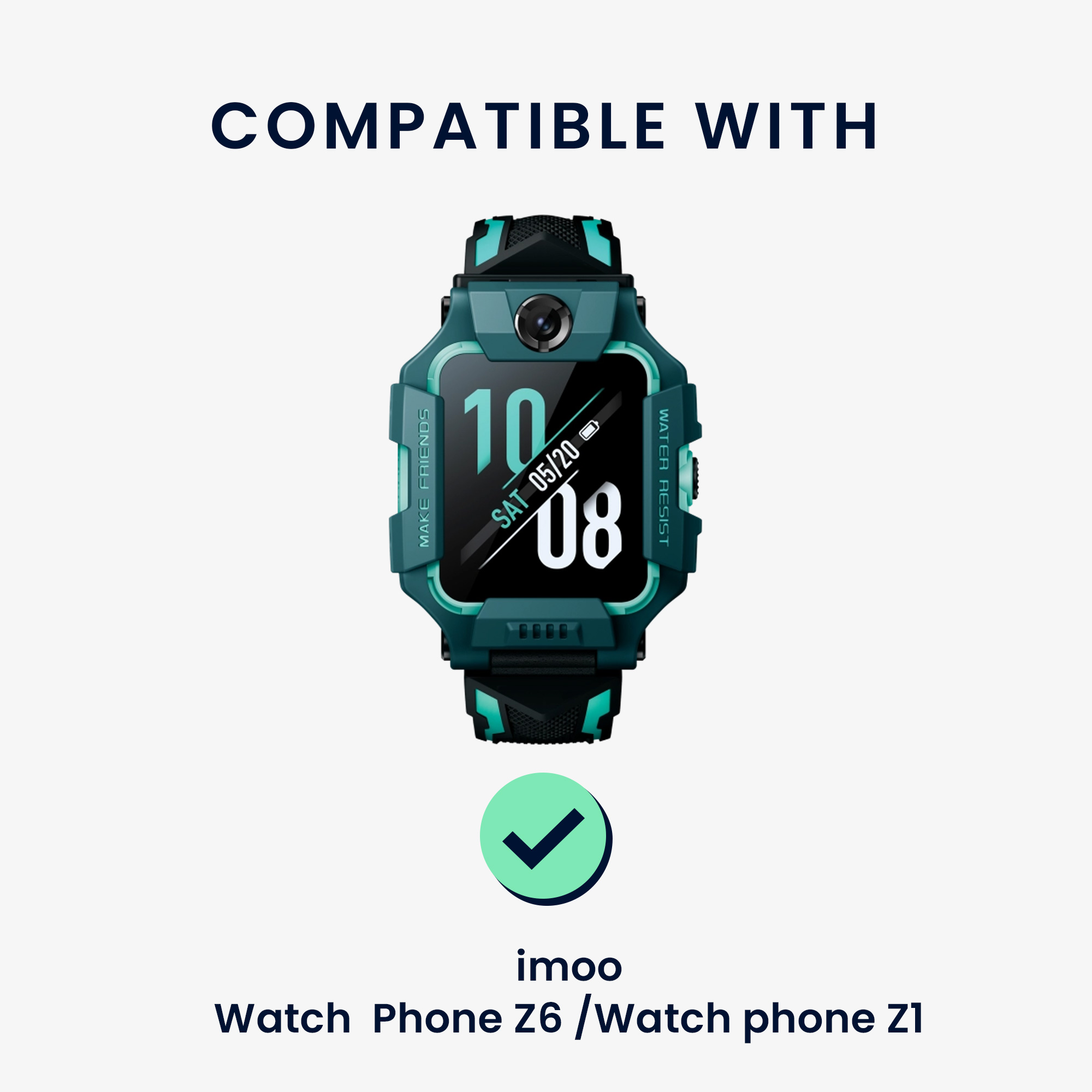 Nylonový řemínek imoo Watch Phone Z1 růžová kwmobile