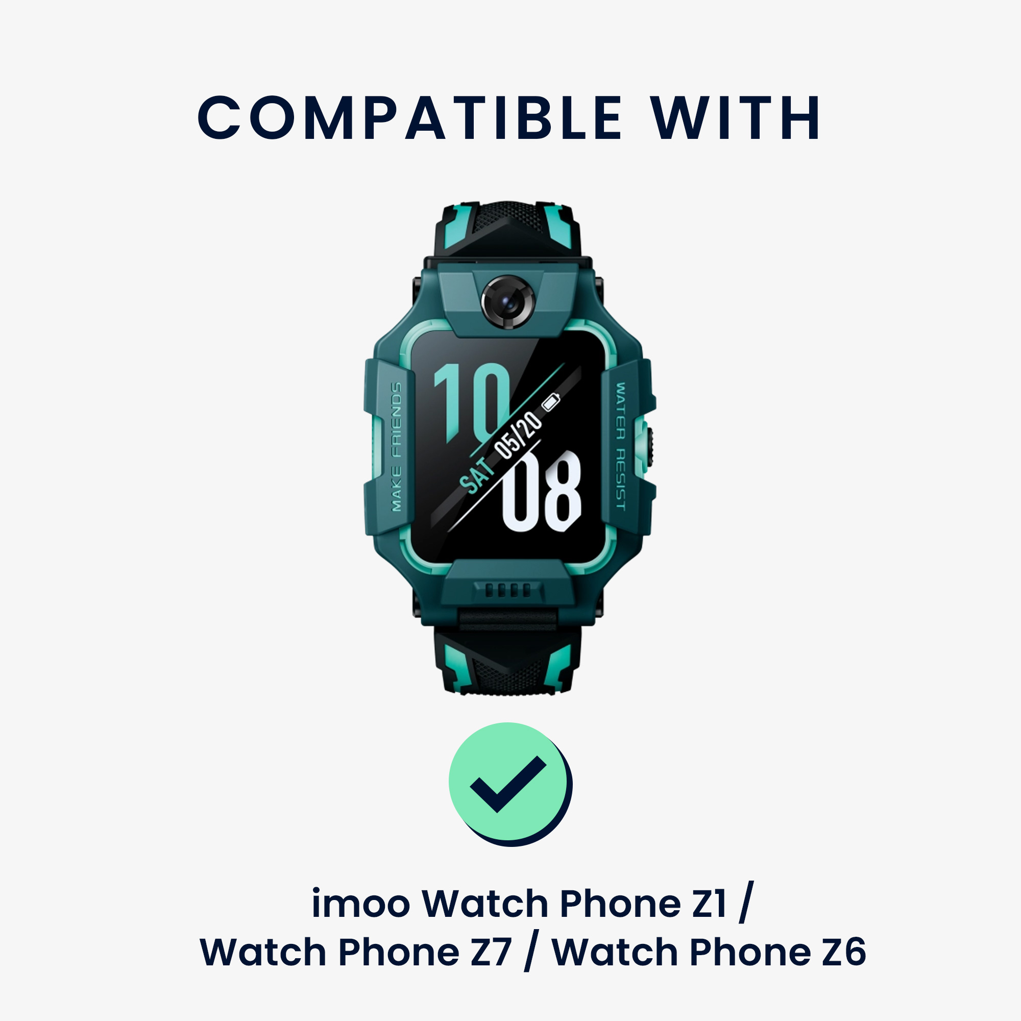 Nylonový řemínek imoo Watch Phone Z1 zelená kwmobile