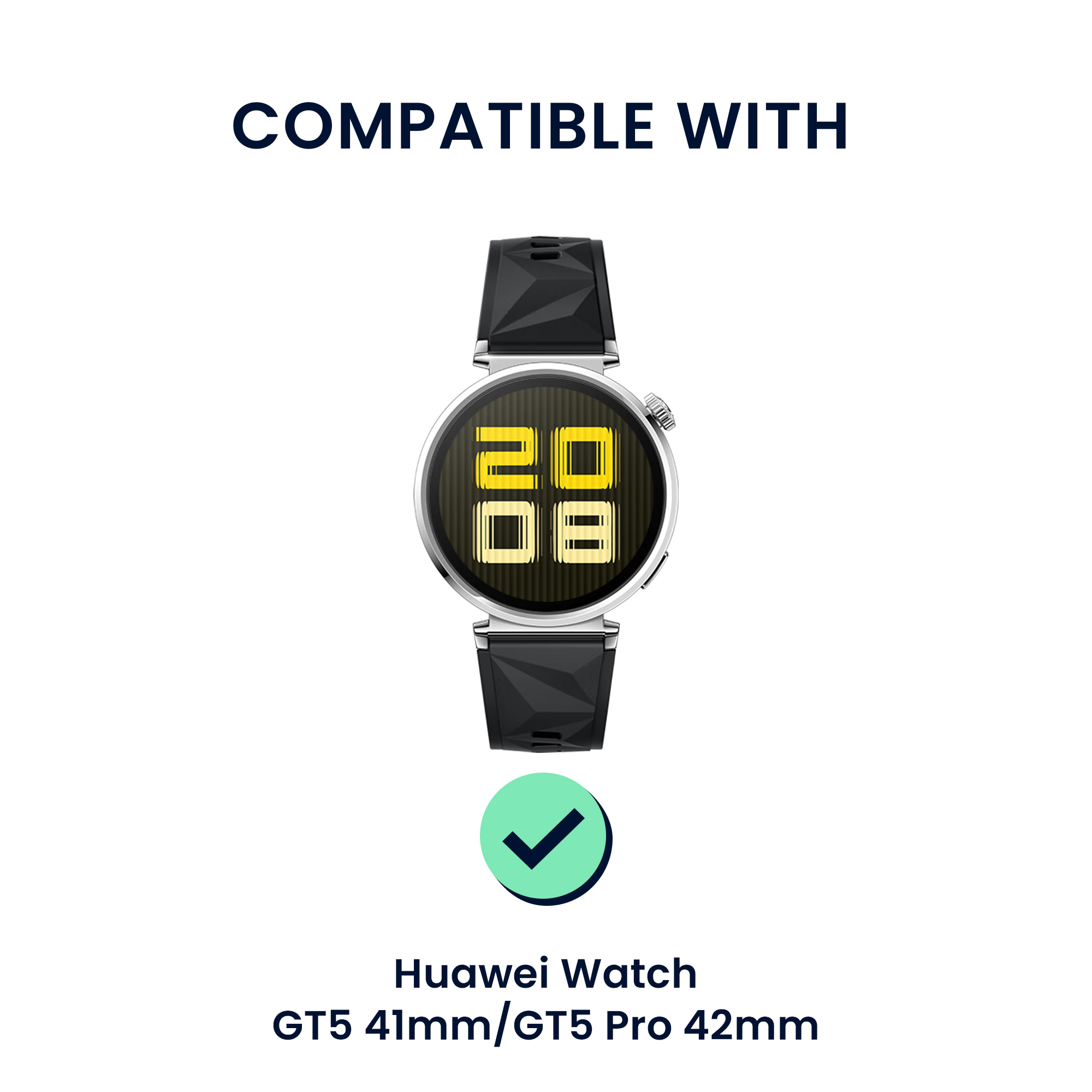 Kožený řemínek Huawei Watch GT5 41mm hnědá kwmobile