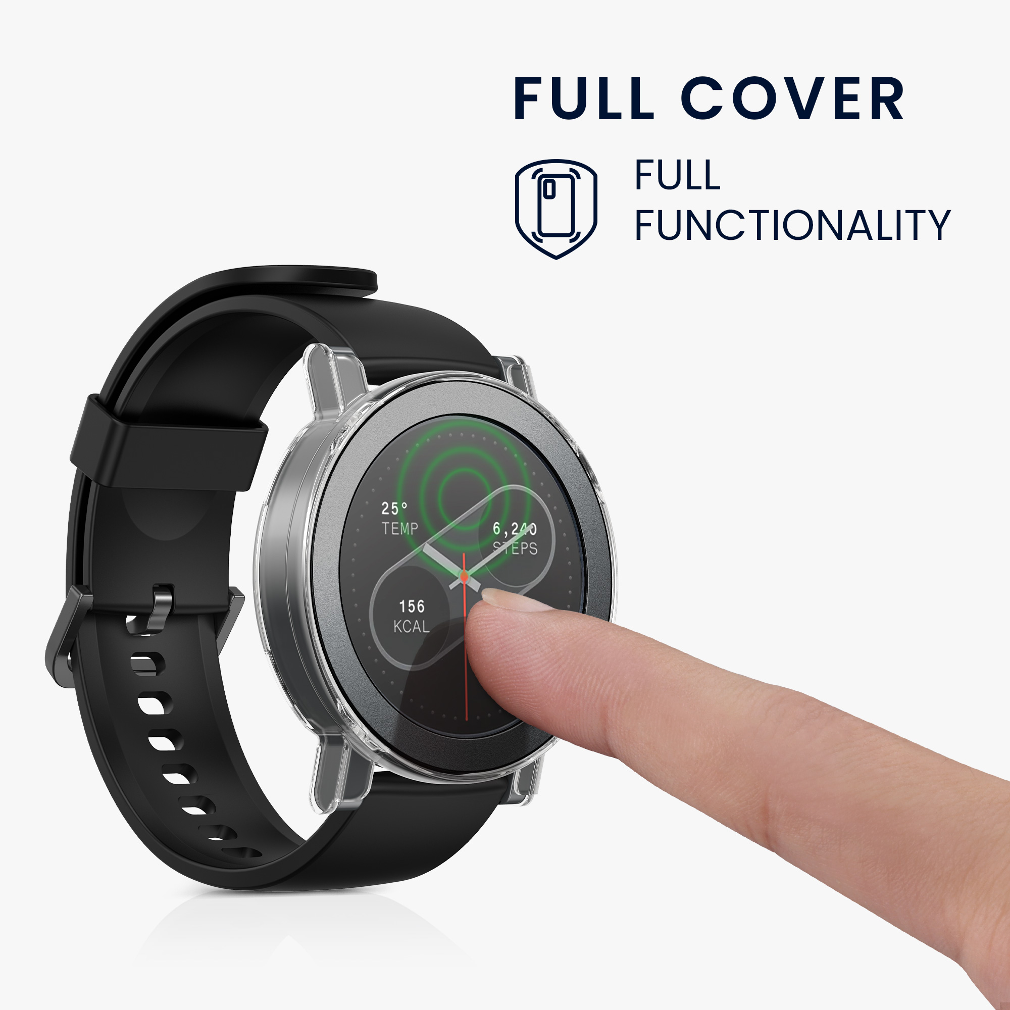 Ochranný kryt displeje CMF Watch Pro 2 2 ks stříbrno-transparentní