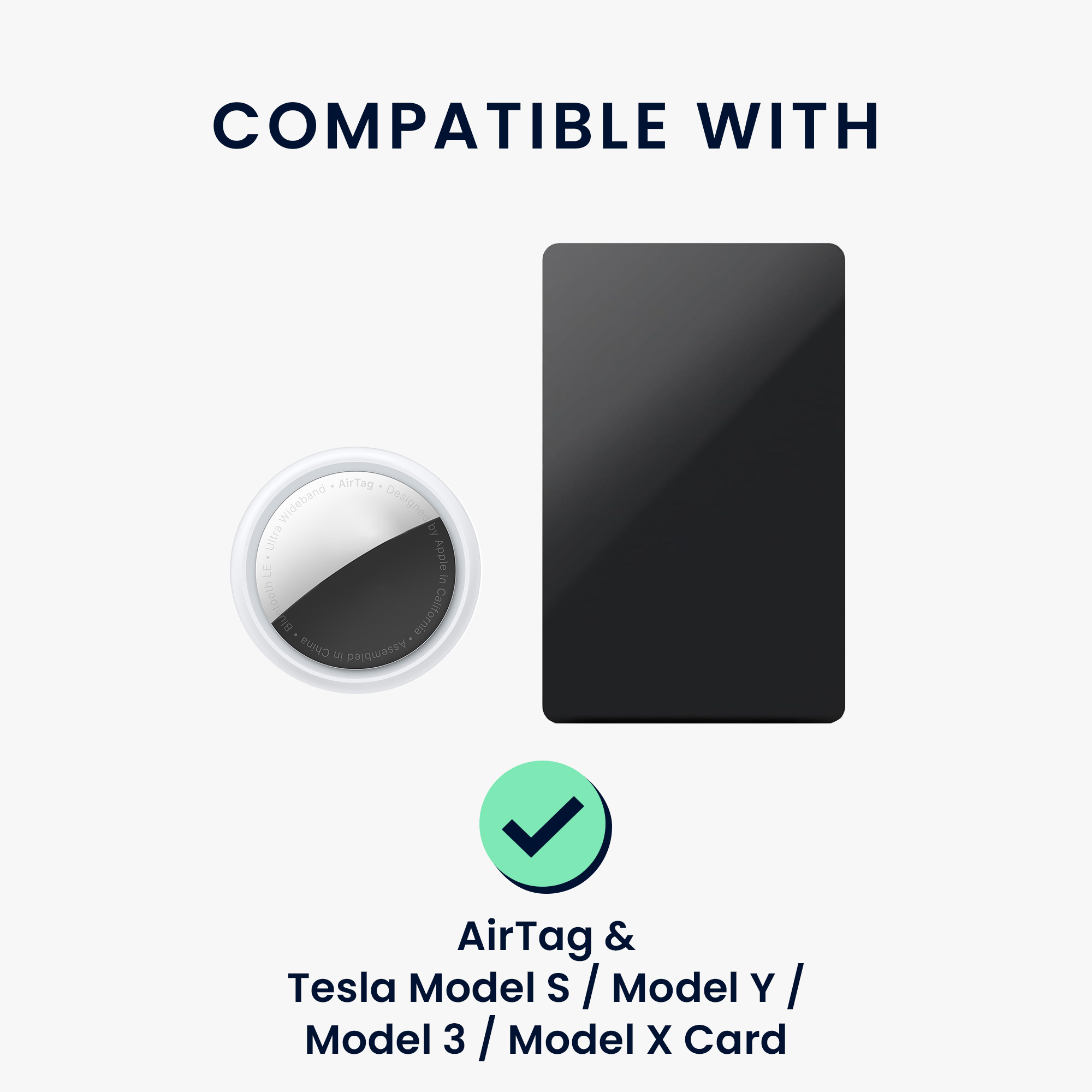 2x Pouzdro pro Tesla Model S / Model Y / Model 3 / Model X Card kwmobile silikonové - černá / krémová