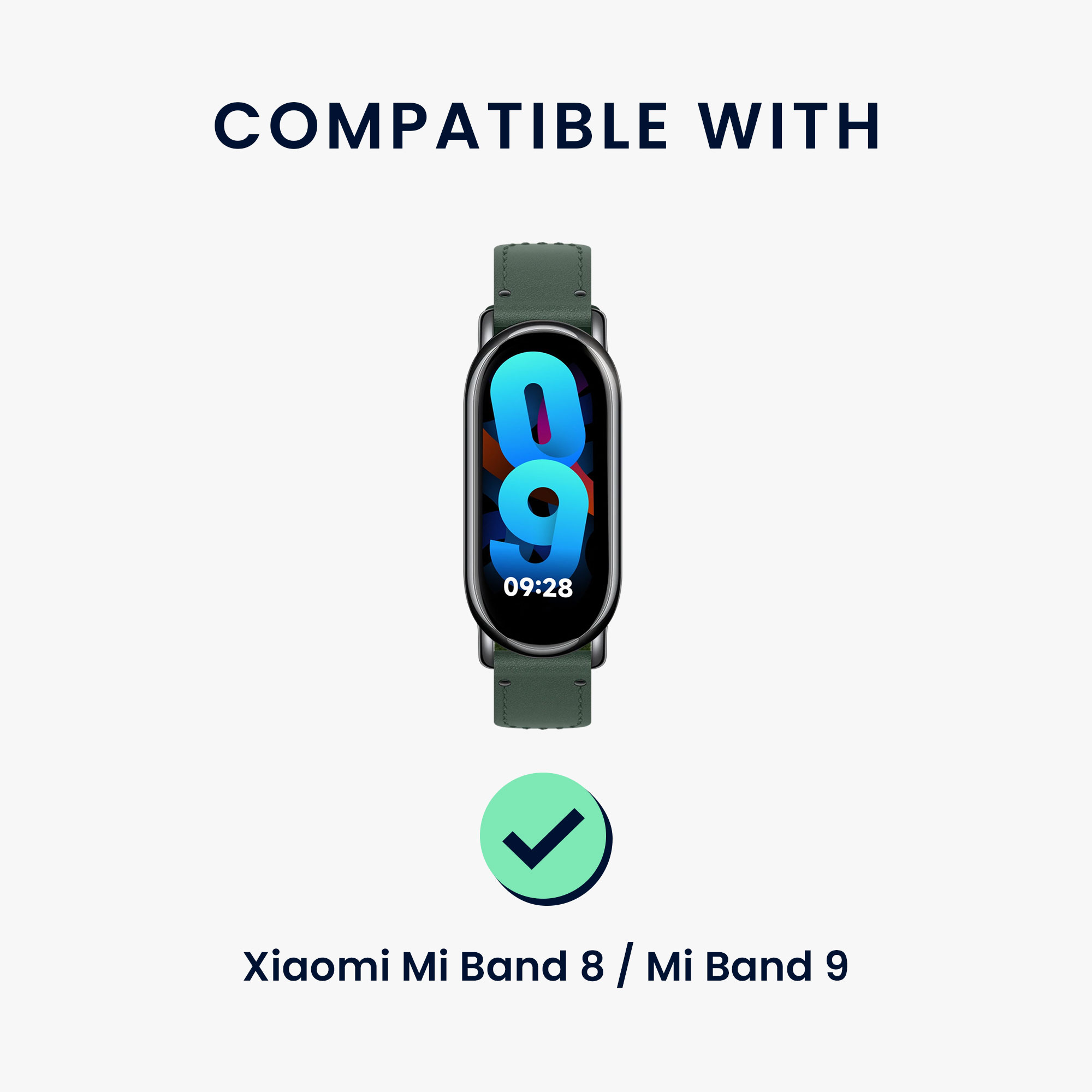 Řemínek kwmobile Xiaomi Mi, černá / oranžová