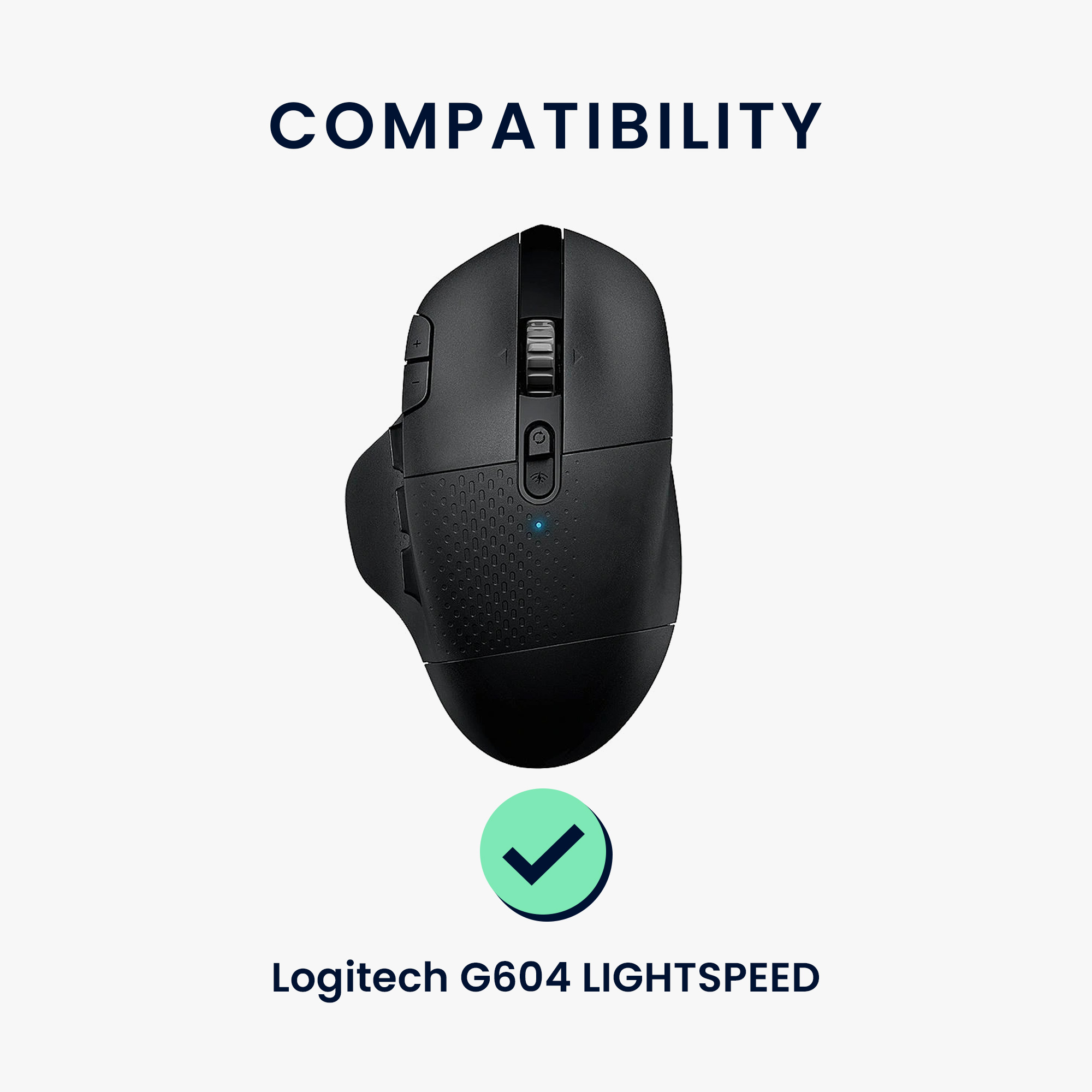 Náhradní kluzáky herní myš Logitech G604 LIGHTSPEED kwmobile černá