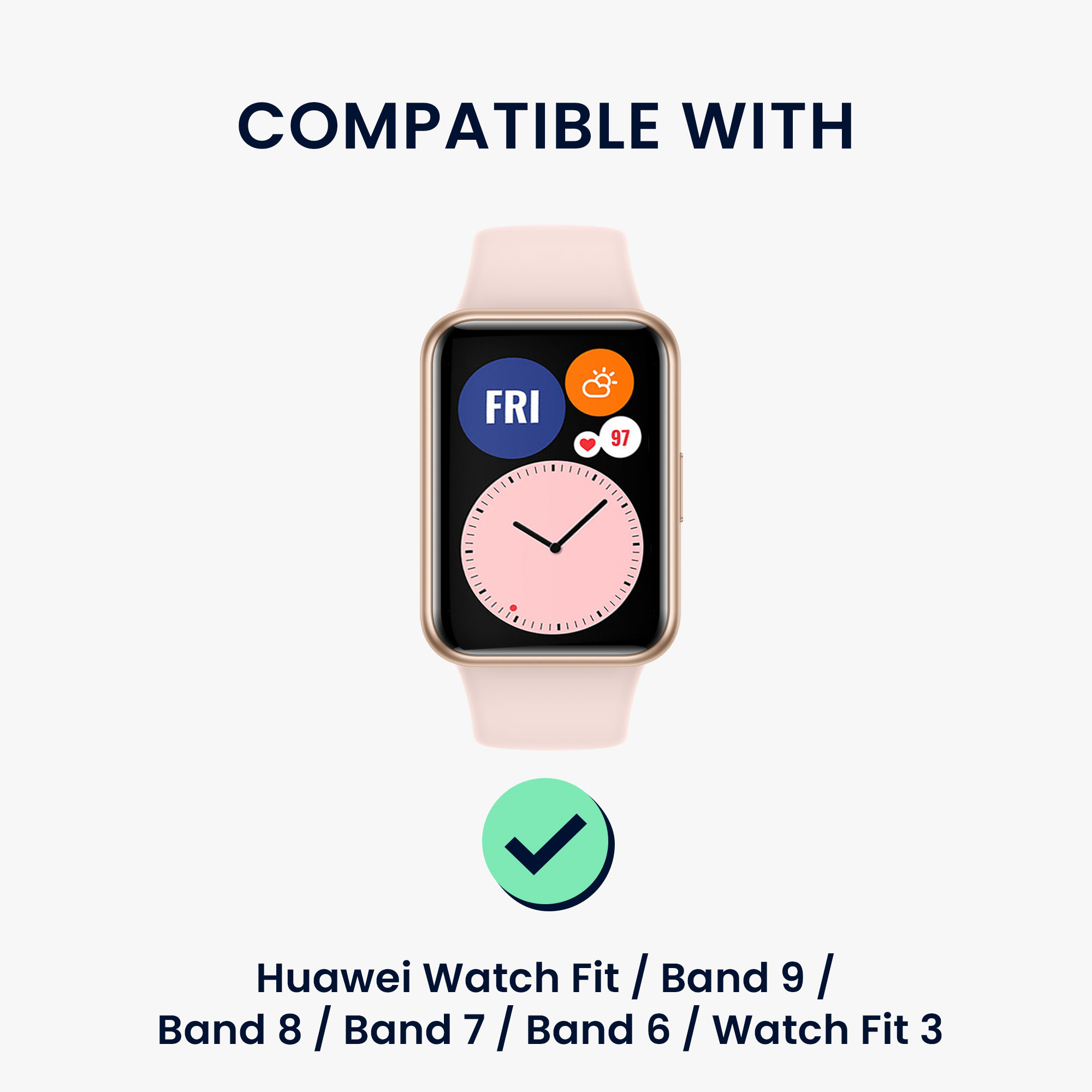 Dokovací stanice hodinky Huawei Watch Fit nabíjecí stojánek USB černá kwmobile
