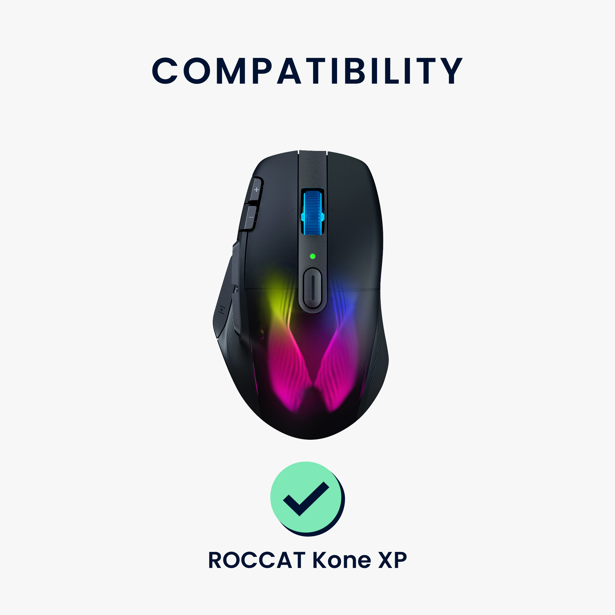 Náhradní kluzáky kwmobile ROCCAT Kone XP - černá