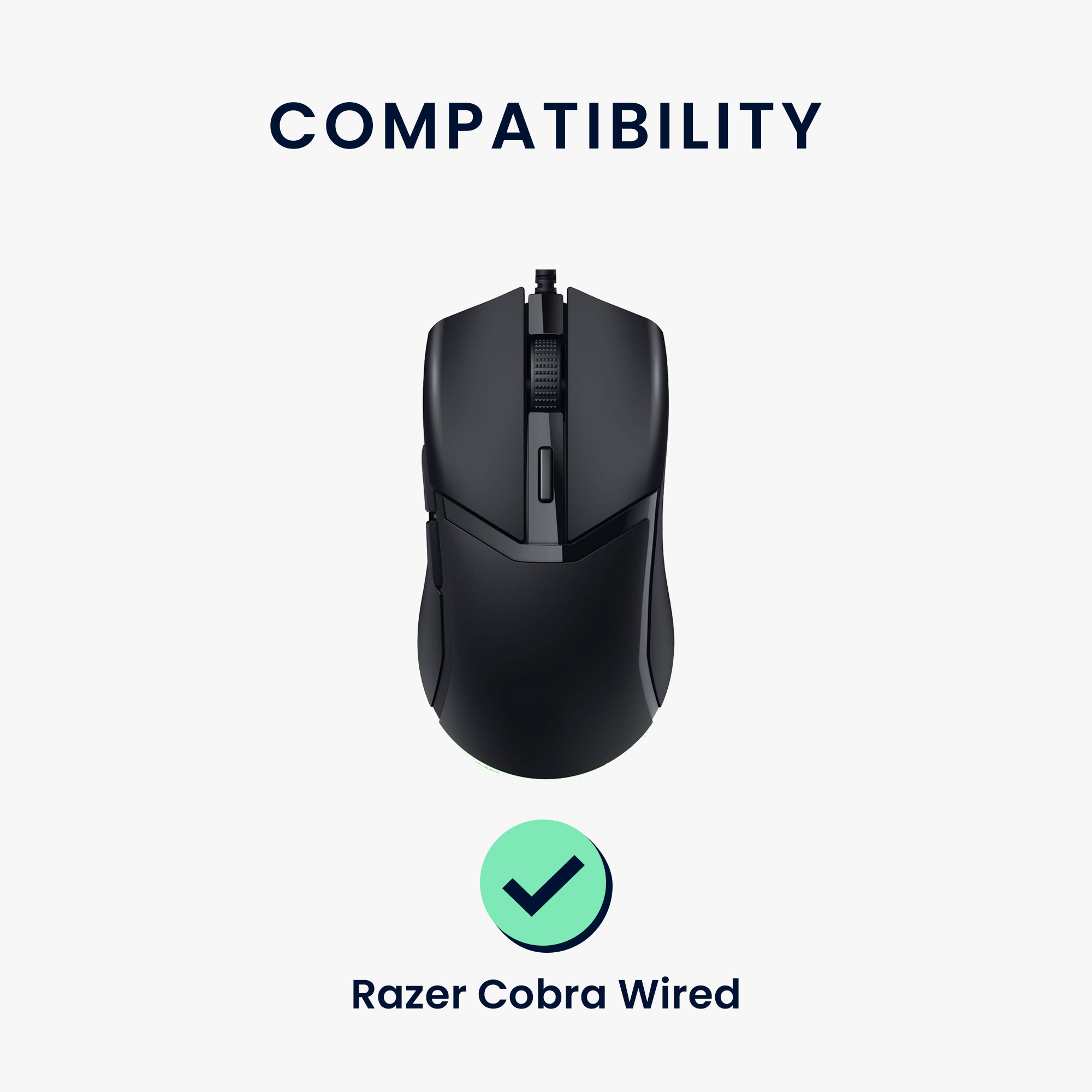 Náhradní kluzáky pro myš Razer Cobra Wired černé