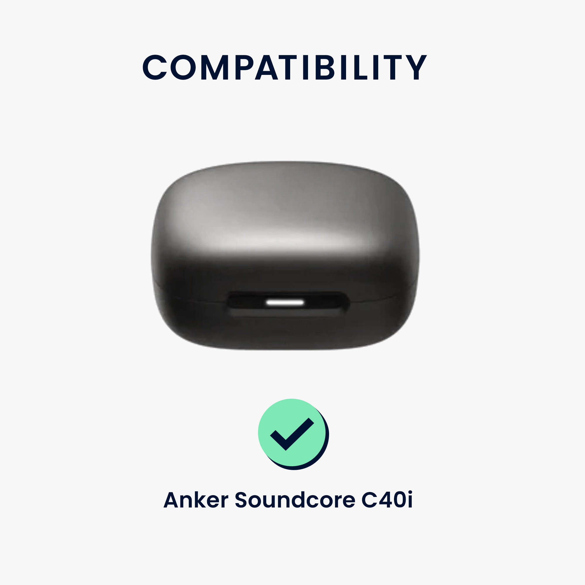 Pouzdro kwmobile pro Anker Soundcore C40i Case, černá