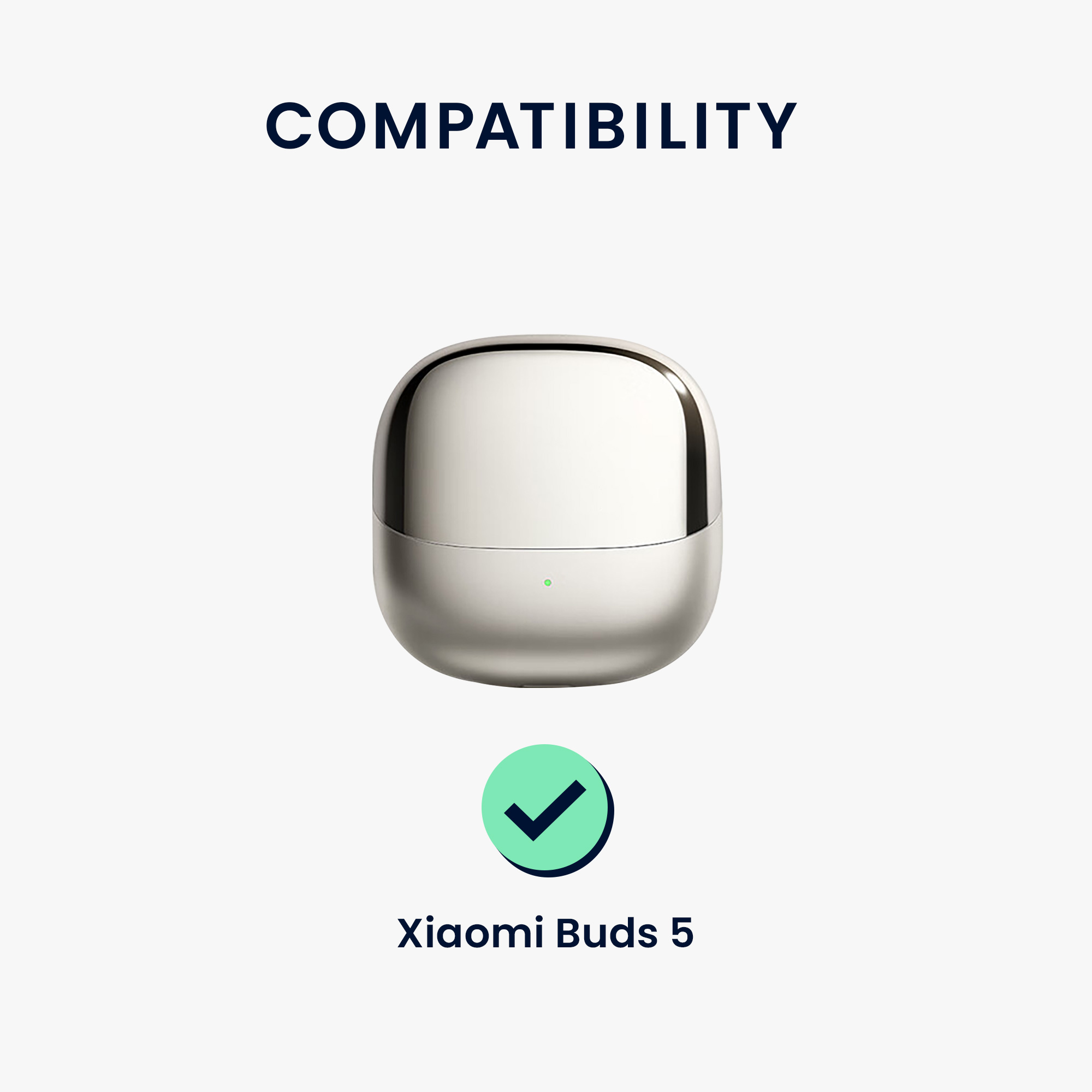 Silikonové pouzdro na sluchátka Xiaomi Buds 5 černé