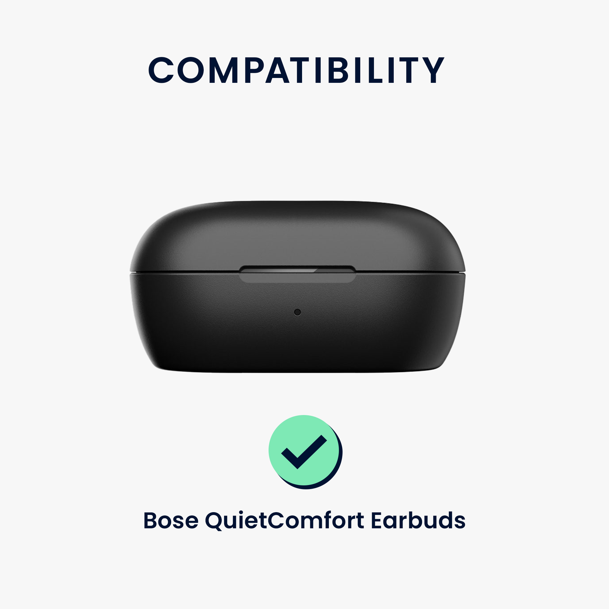 Silikonový obal nabíjecí pouzdro sluchátka Bose QuietComfort Earbuds zelená kwmobile