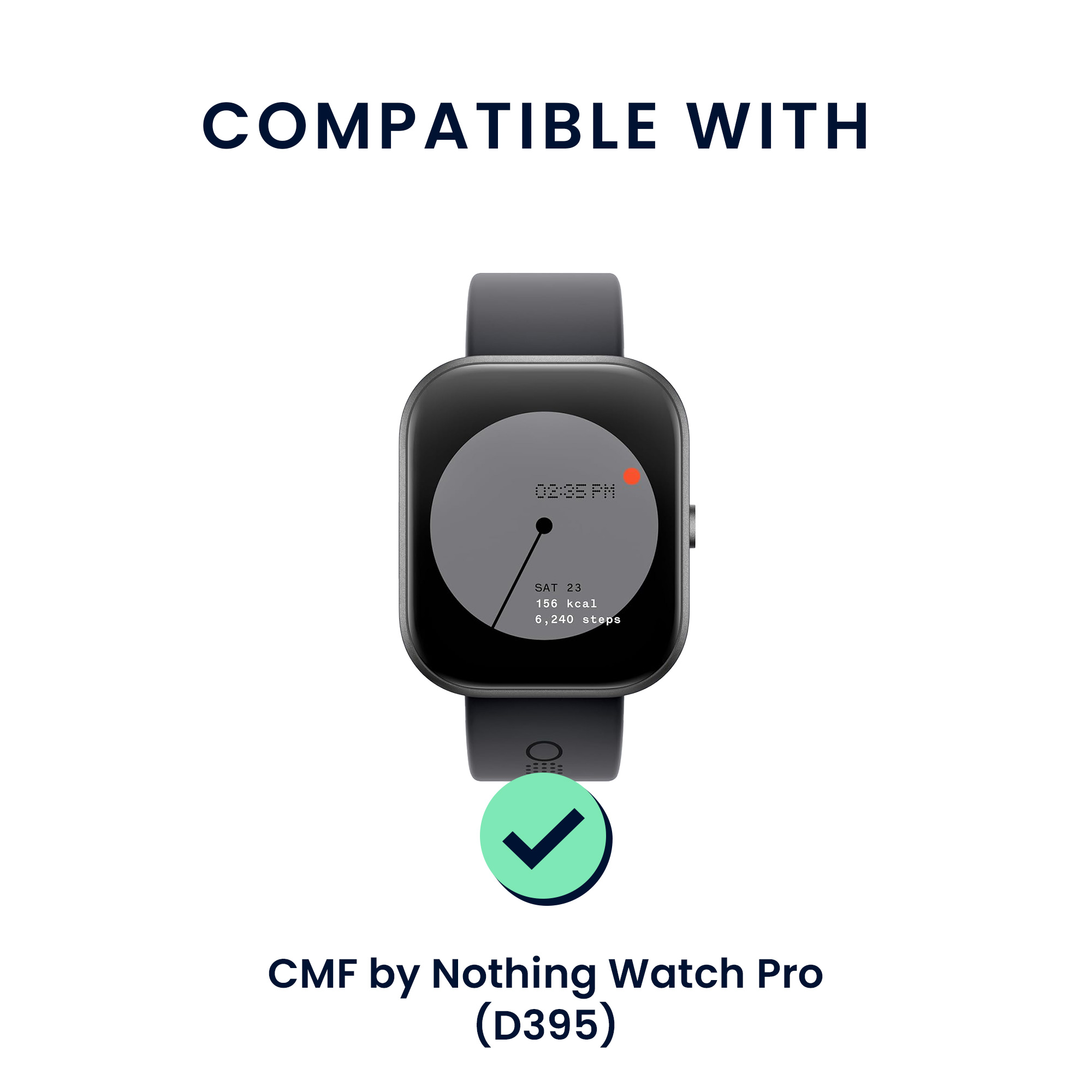 Outdoor sportovní řemínek CMF by Nothing Watch Pro D395 silikonový 14 -22 cm kwmobile