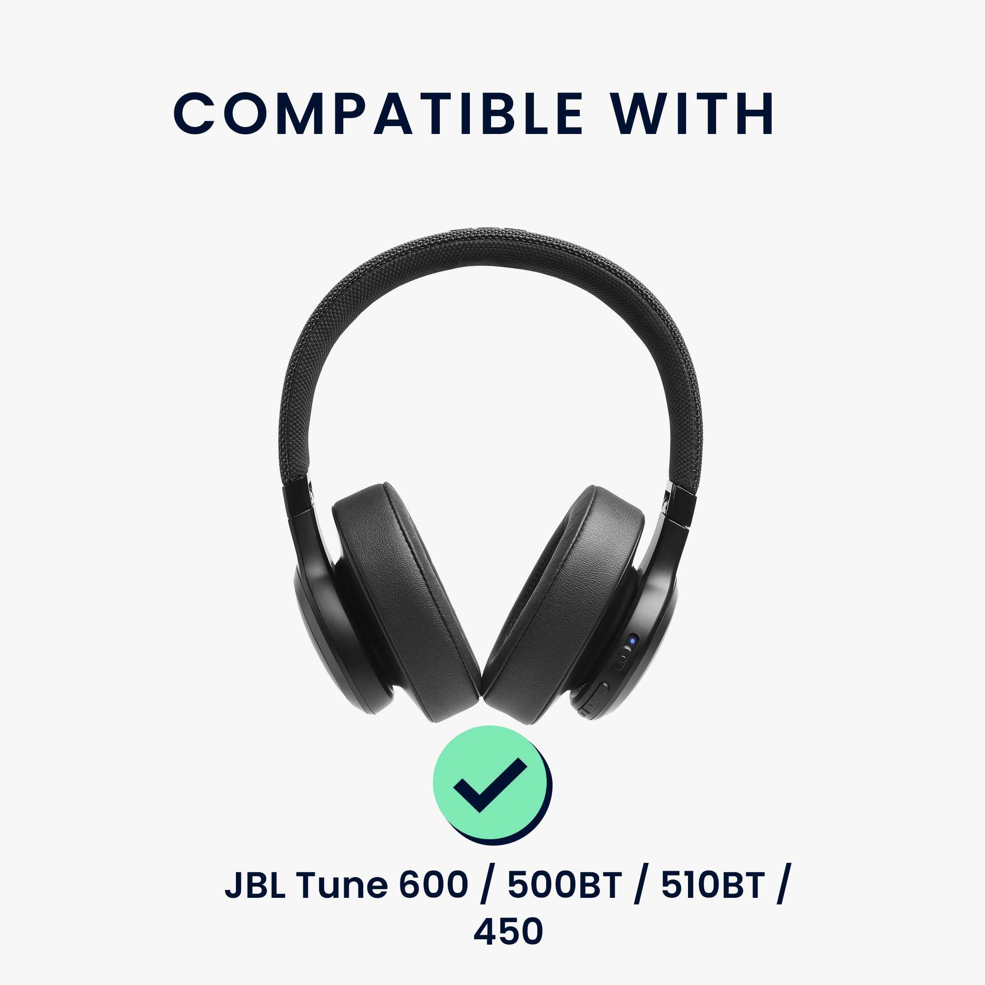Pouzdro na sluchátka JBL Tune 600 / 500BT / 510BT / 450 kwmobile - vintage modrá