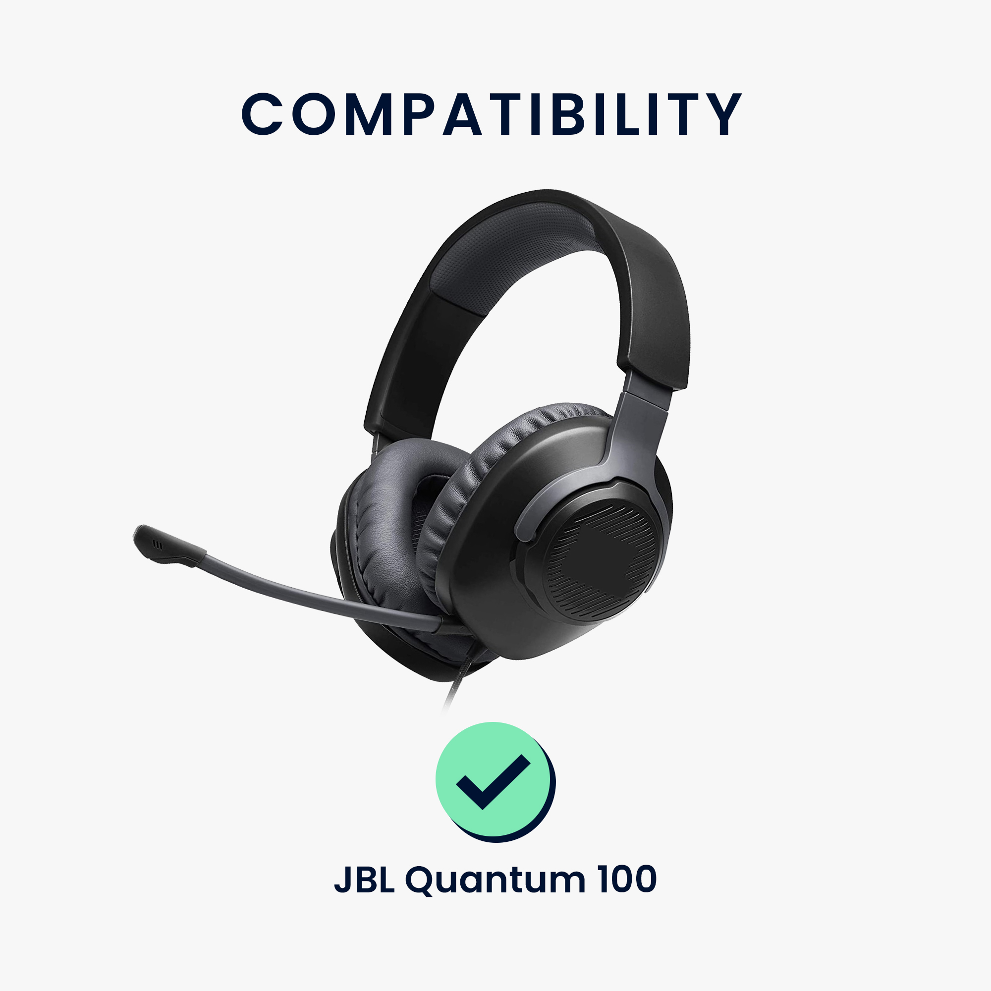 Náhradní mikrofon herní sluchátka JBL Quantum 100 černá kwmobile