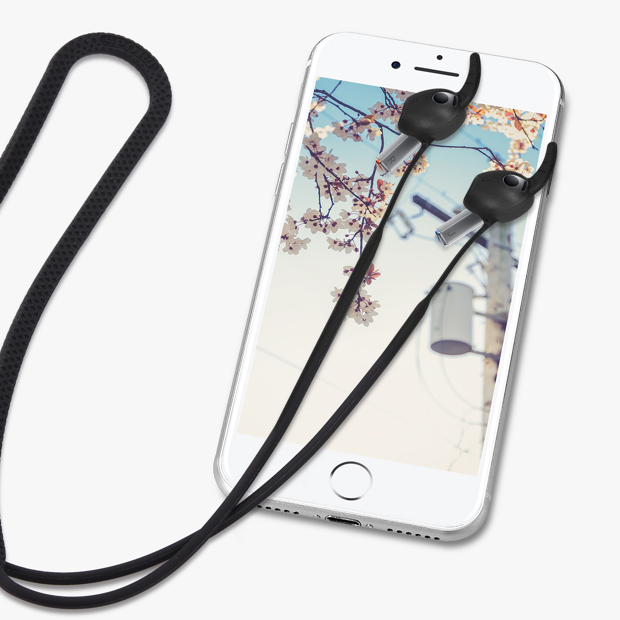 Šňůrka na sluchátka Samsung Galaxy Buds 3 kwmobile černý