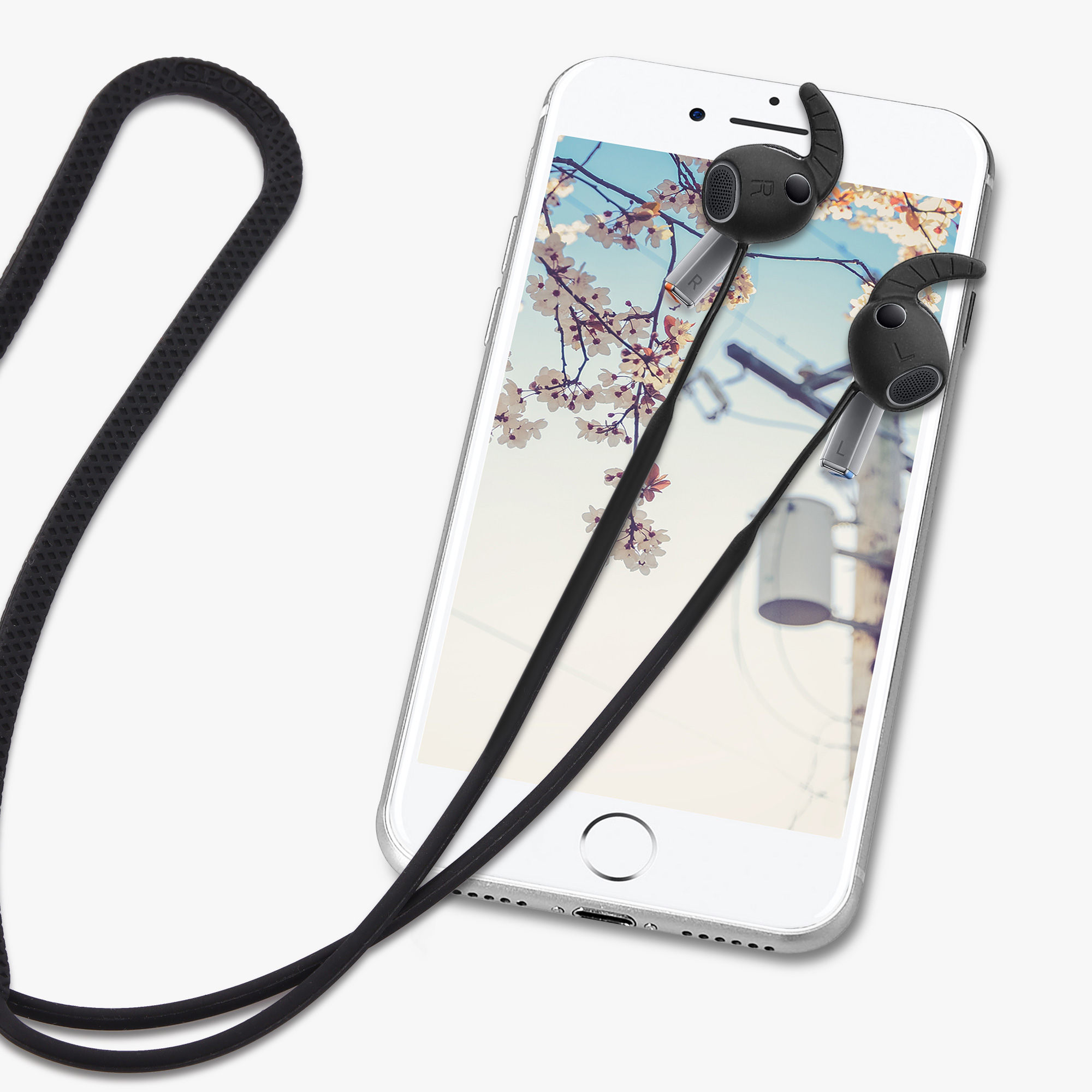 Šňůrka na sluchátka Samsung Galaxy Buds 3 Pro kwmobile černý