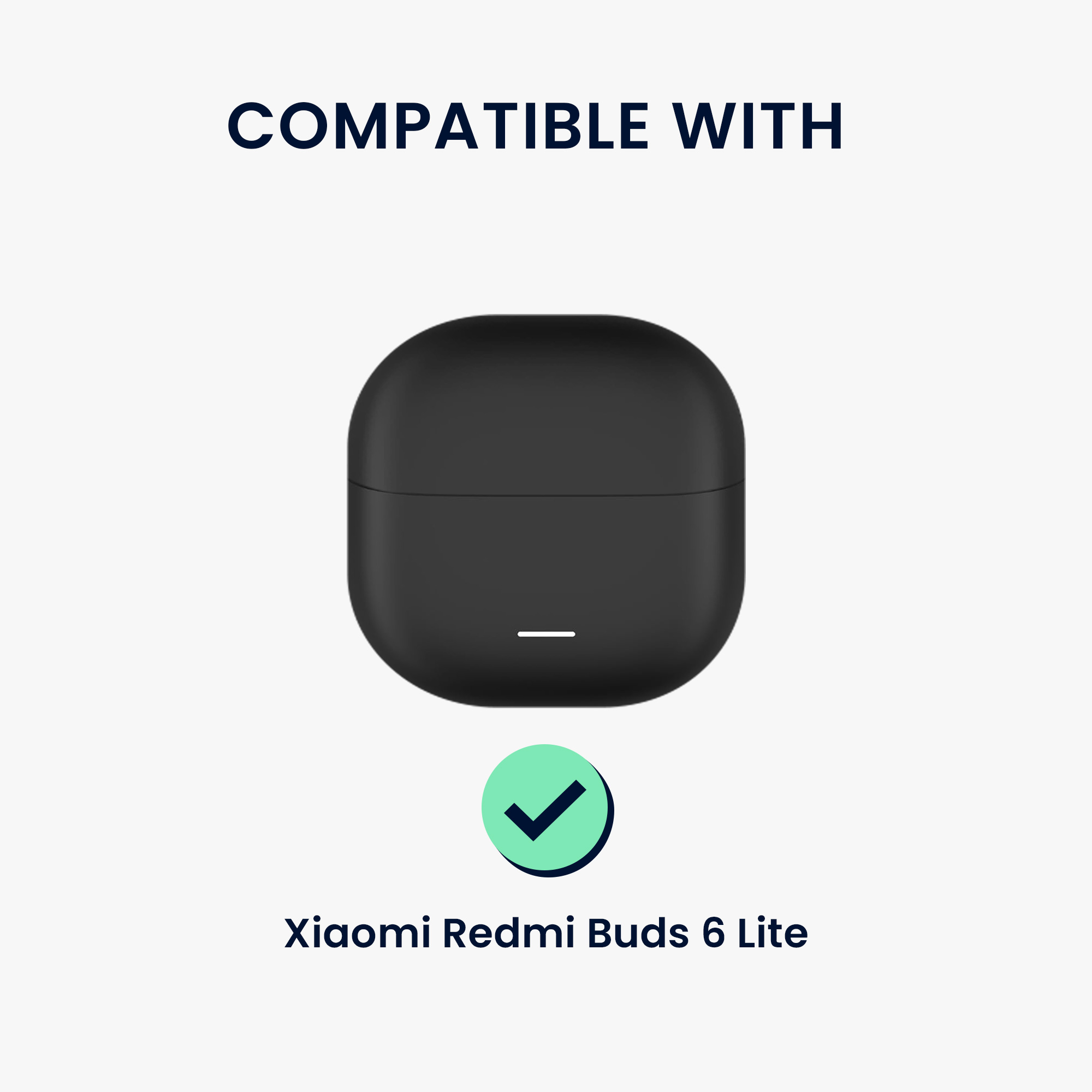 Silikonový řemínek hodinky Xiaomi Redmi Buds 6 Lite náhradní zelená kwmobile
