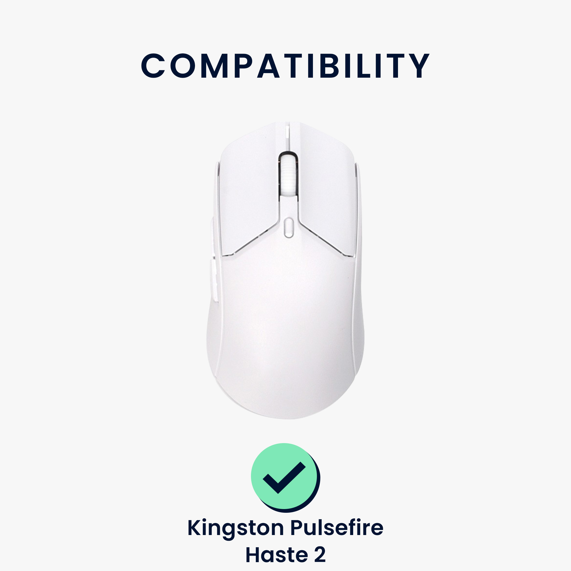 Náhradní kluzáky myš Kingston Pulsefire Haste 2 Computer Mouse Skates Sticker teflon kwmobile