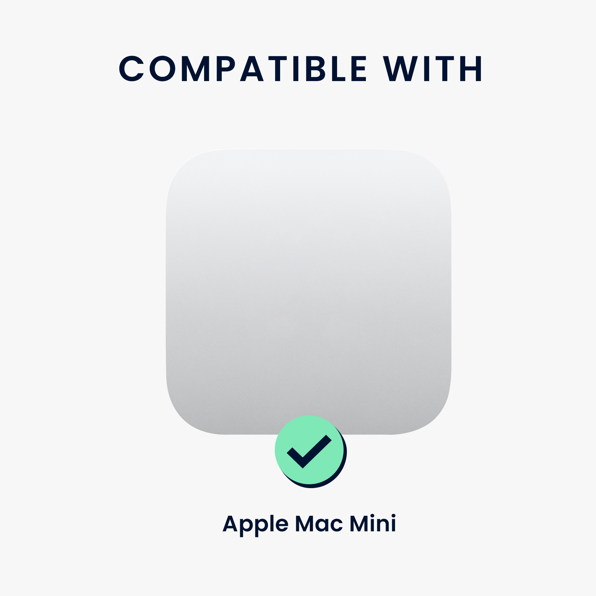 Ochranné silikonové pouzdro pro Apple Mac Mini M4 Pro / Mac Mini M4 kwmobile - transparentní