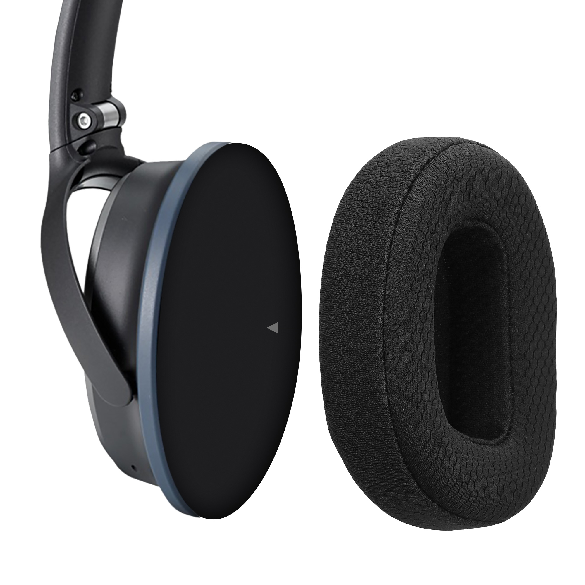 Náušníky na sluchátka 2 ks TurtleBeach Stealth 600 Gen 2 / Gen 3 kwmobile - černá