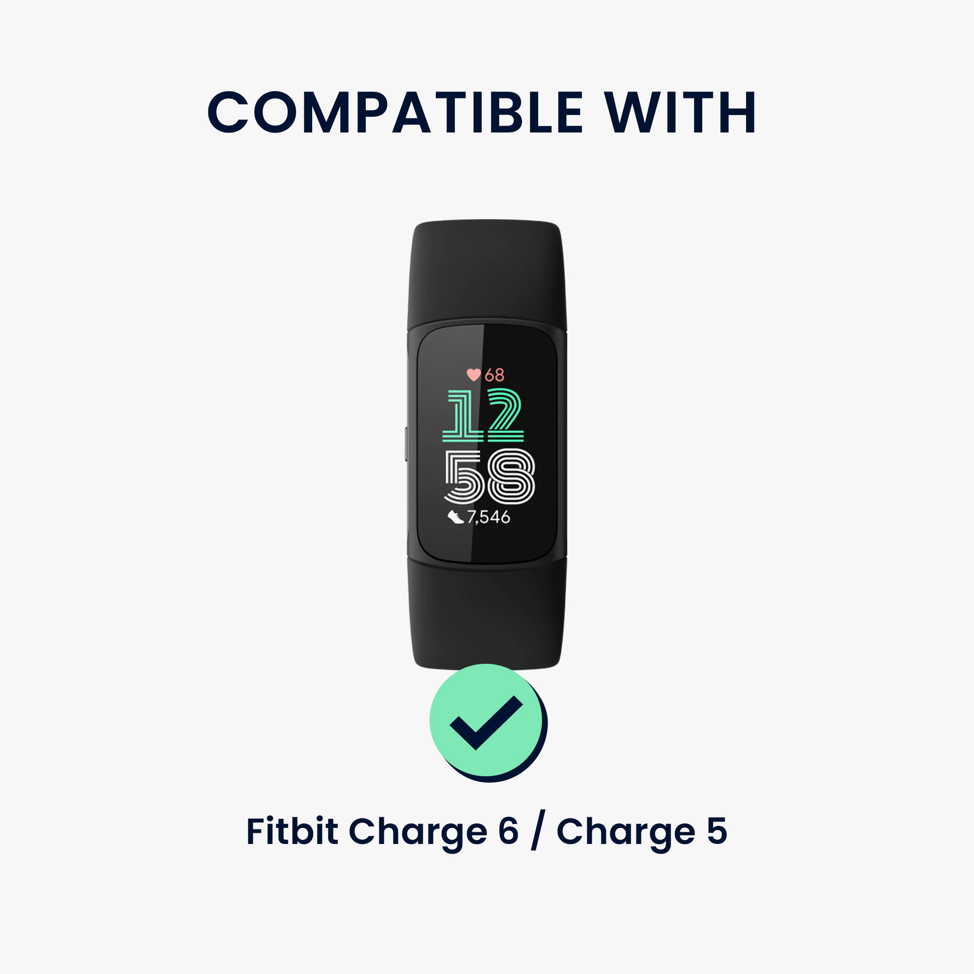 Řemínek na chytré hodinky kwmobile pro Fitbit Charge 6 / Charge 5 - hnědá