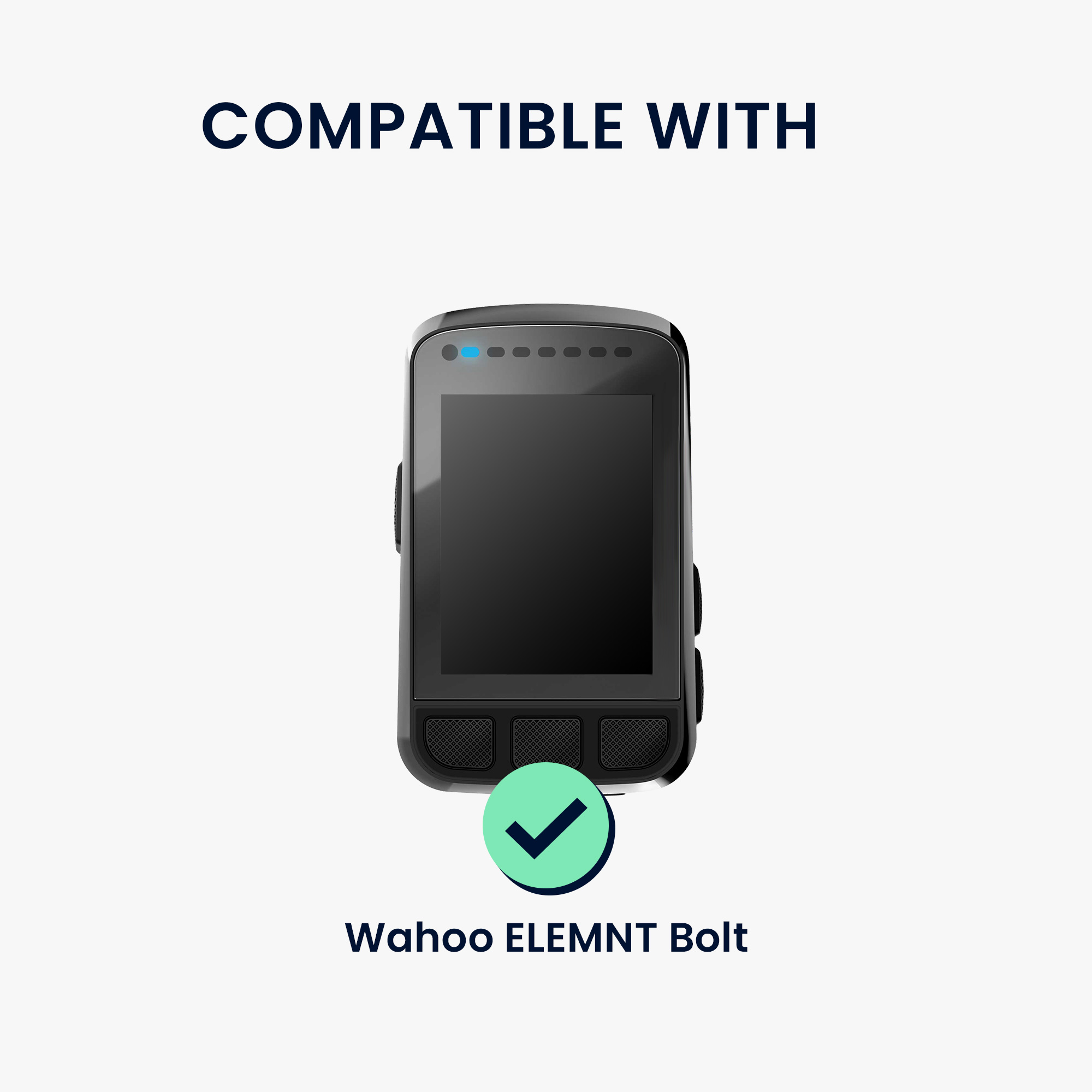 Ochranná fólie cyklo GPS Wahoo ELEMNT Bolt kwmobile 2 ks transparentní