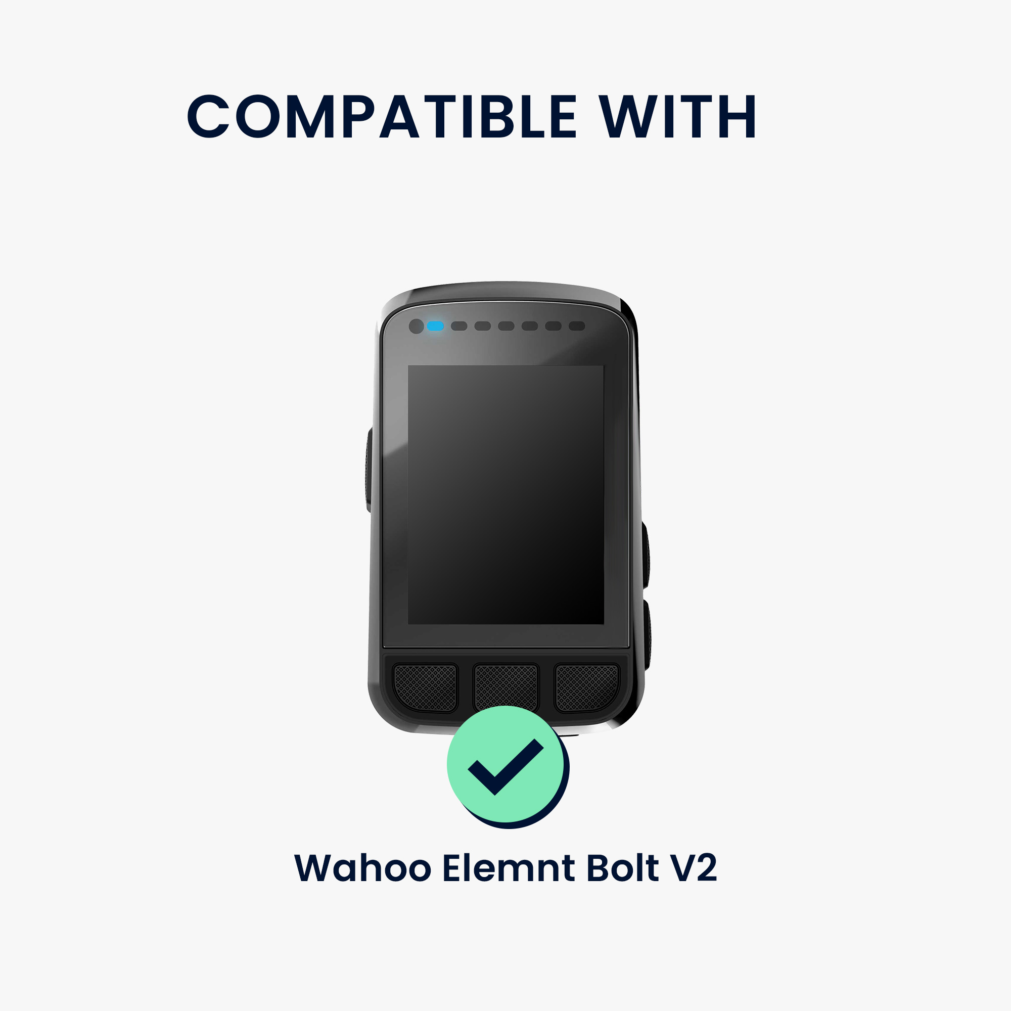 Ochranná fólie cyklo GPS Wahoo ELEMNT Bolt V2 kwmobile 2 ks transparentní