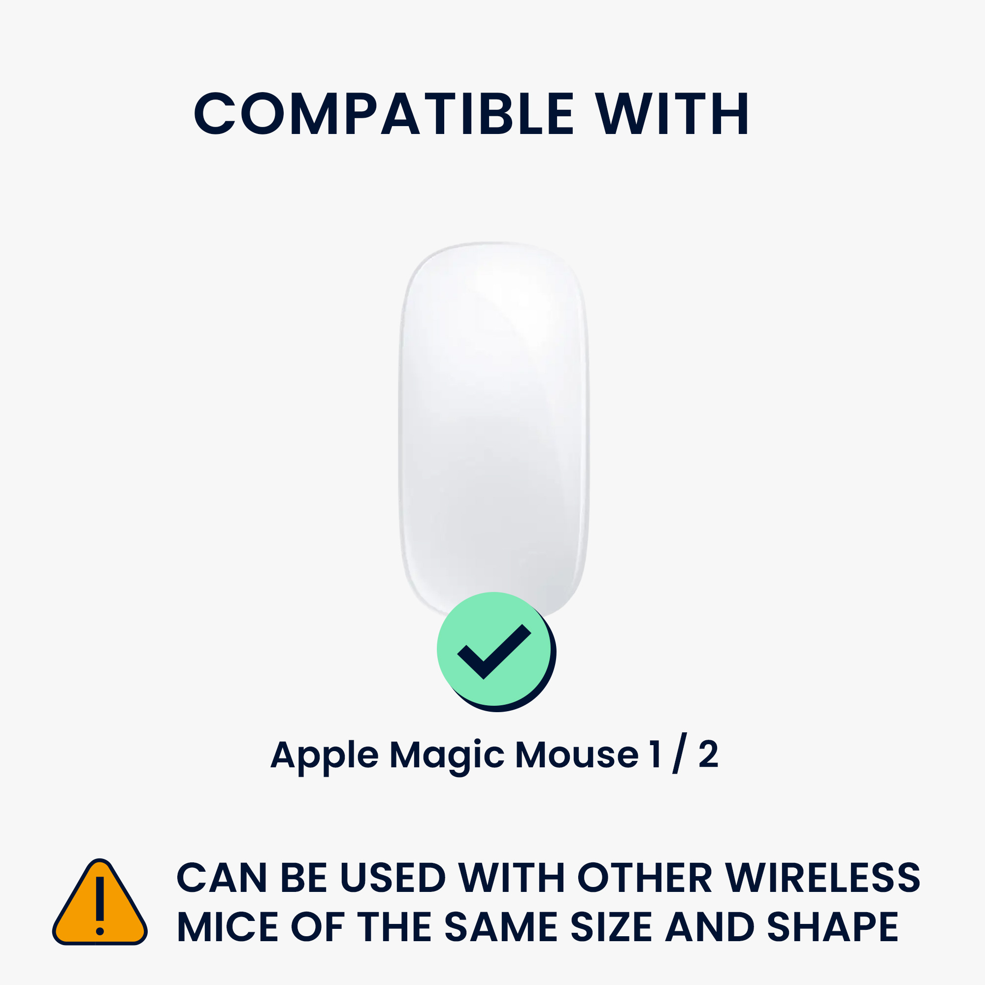 Pouzdro na myš pro Apple Magic Mouse 1 / 2 kwmobile neoprenové - tmavě starorůžová