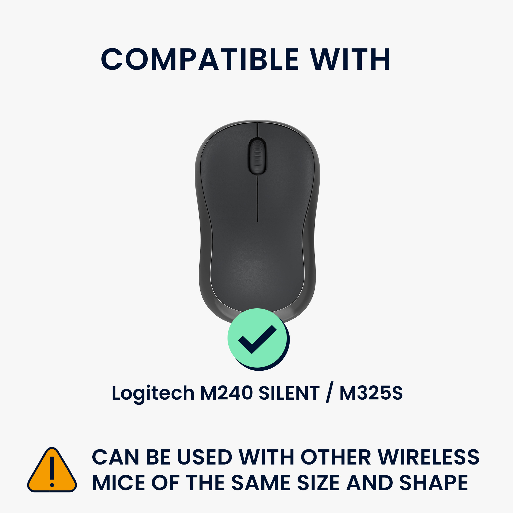 Pouzdro na myš pro Logitech M240 SILENT / M325S kwmobile neoprenové - olivově zelená