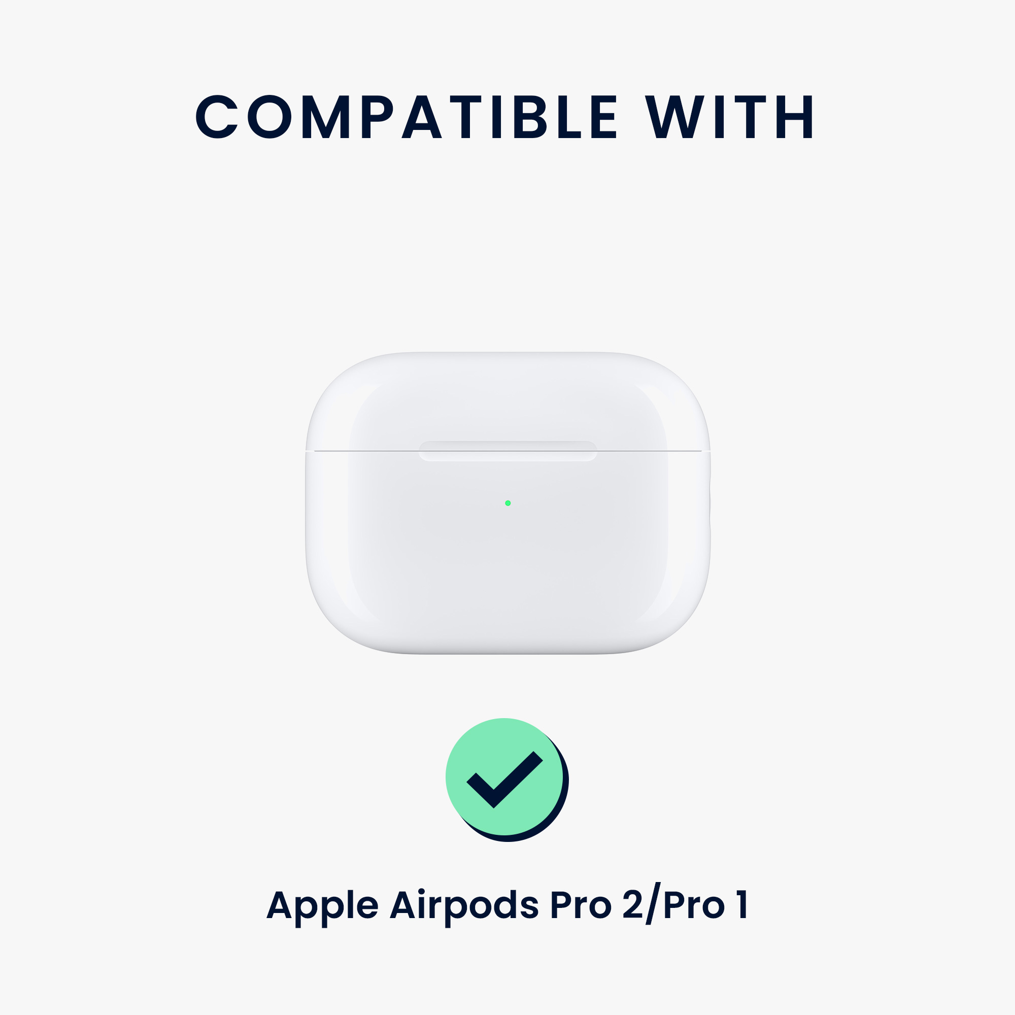 Pouzdro na sluchátka do uší pro Apple Airpods Pro 2 / Pro 1 kwmobile - měkký a odolný motiv kočka a broskev