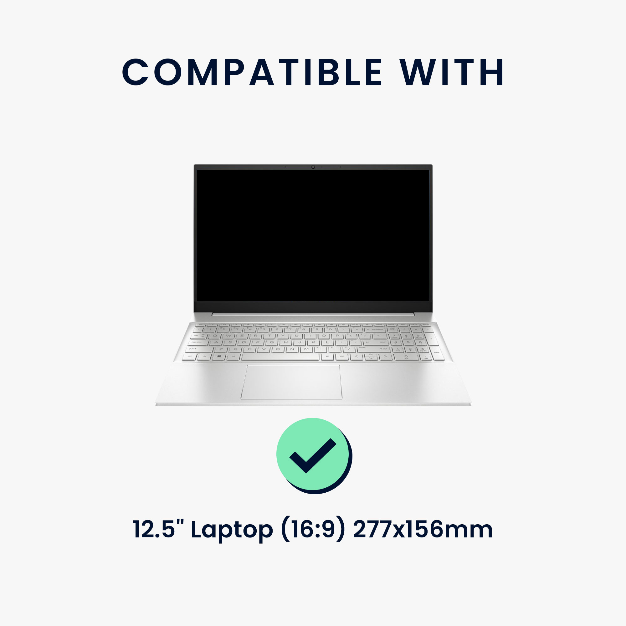 Privacy fólie na notebook 12.5" 277x156mm kwmobile