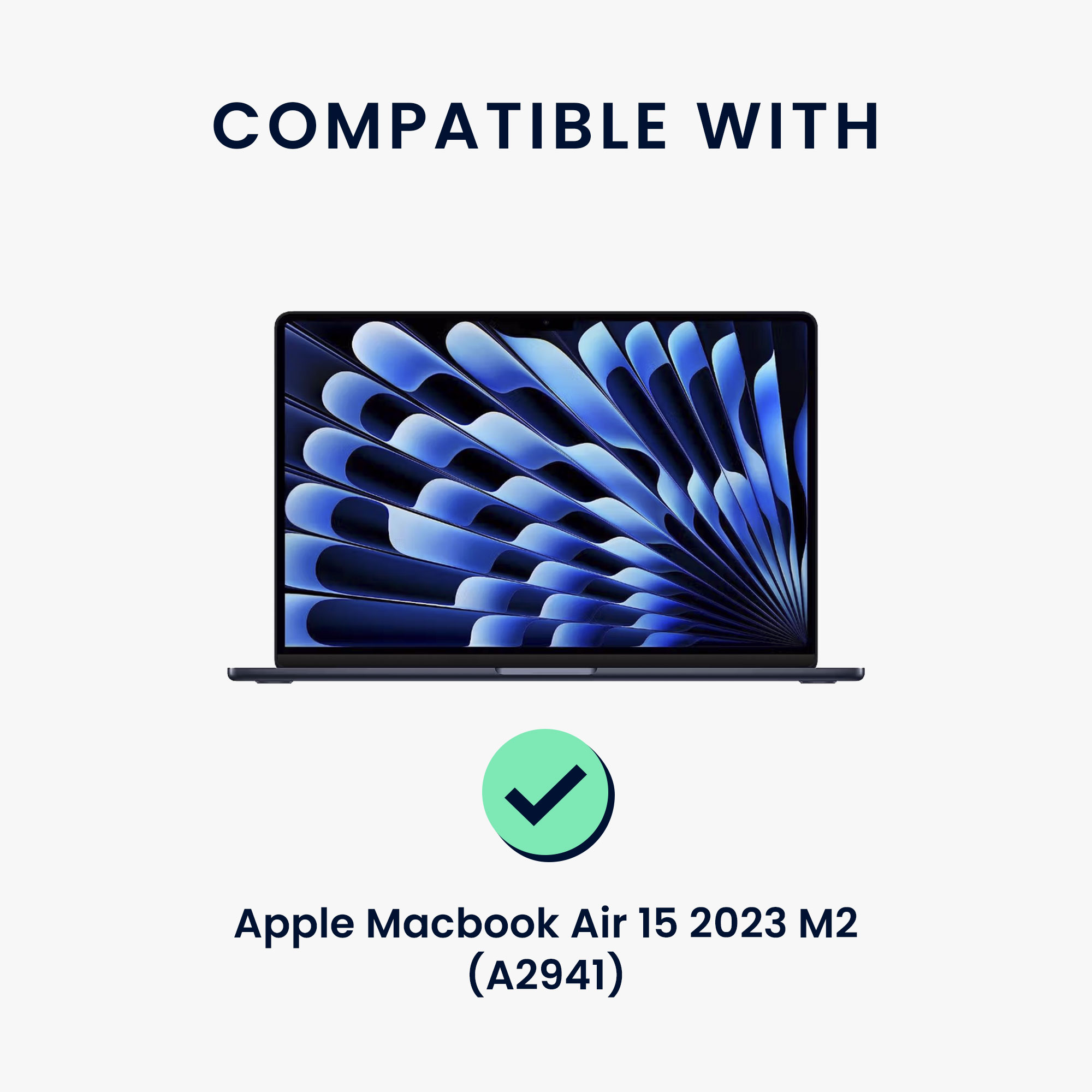 Privacy fólie na notebook kwmobile pro Apple Macbook Air 15 2023 M2 (A2941)