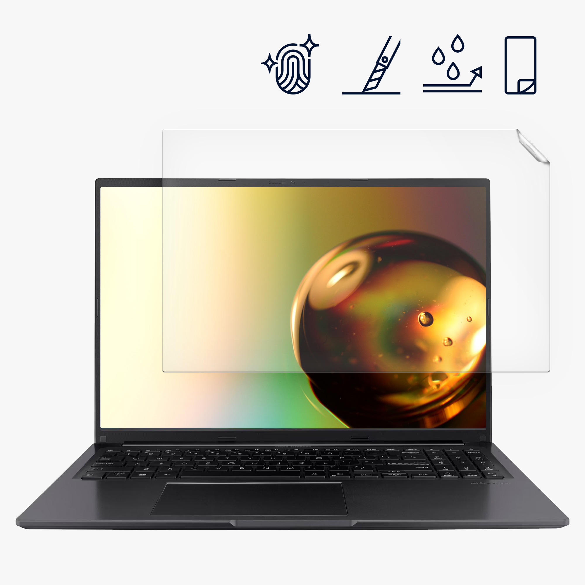 Ochranná fólie kwmobile pro ASUS Vivobook 16" (7430U) - 16"