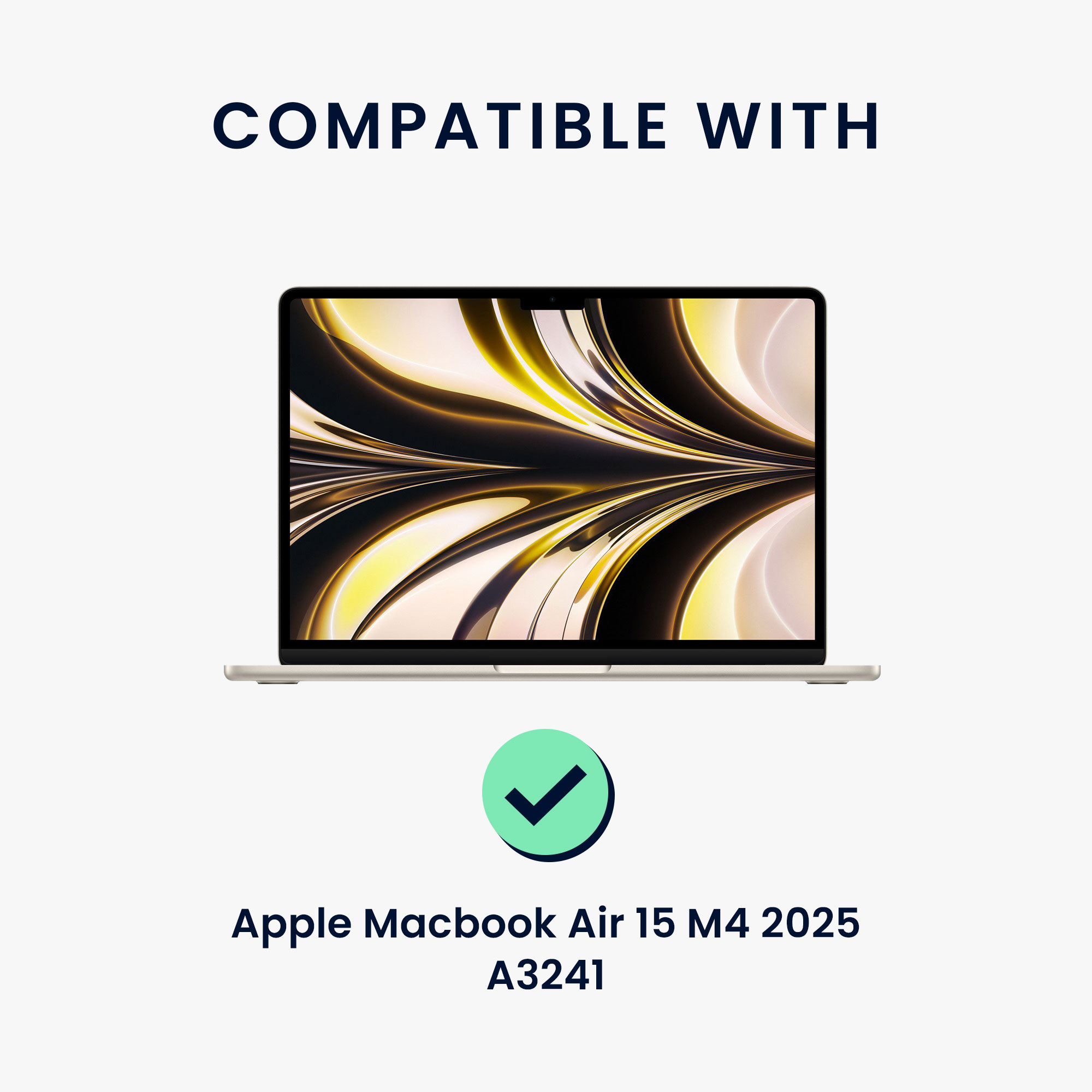 Privacy fólie na notebook kwmobile pro Apple Macbook Air 15 M4 2025 A3241